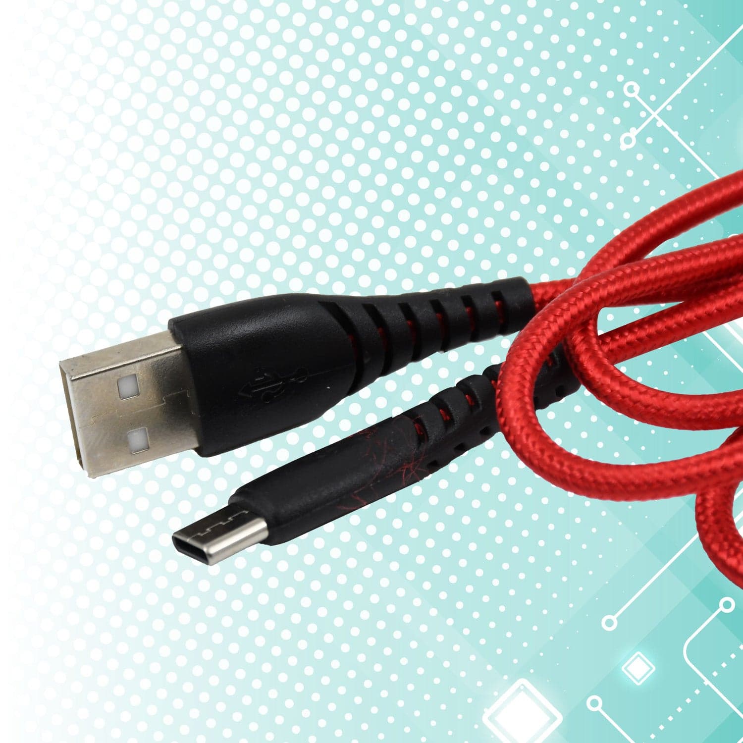 Type C data cable Fast Charging, Data Transfer Cable (97 cm / 1 Pc) thumbnail 4