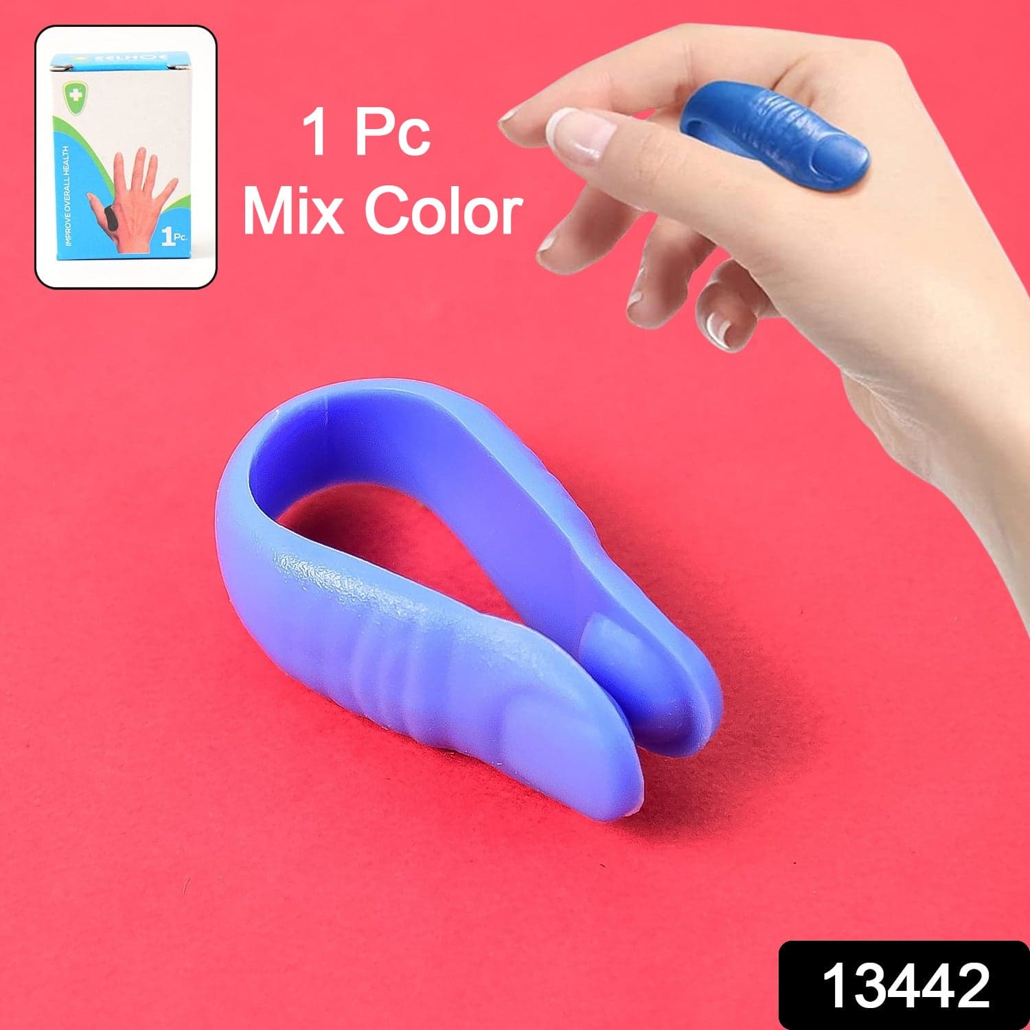 Sugar Control LI4 Acupressure Point Clip, Hand Pressure Massage Clip (1 Pc / Mix Color) thumbnail 2