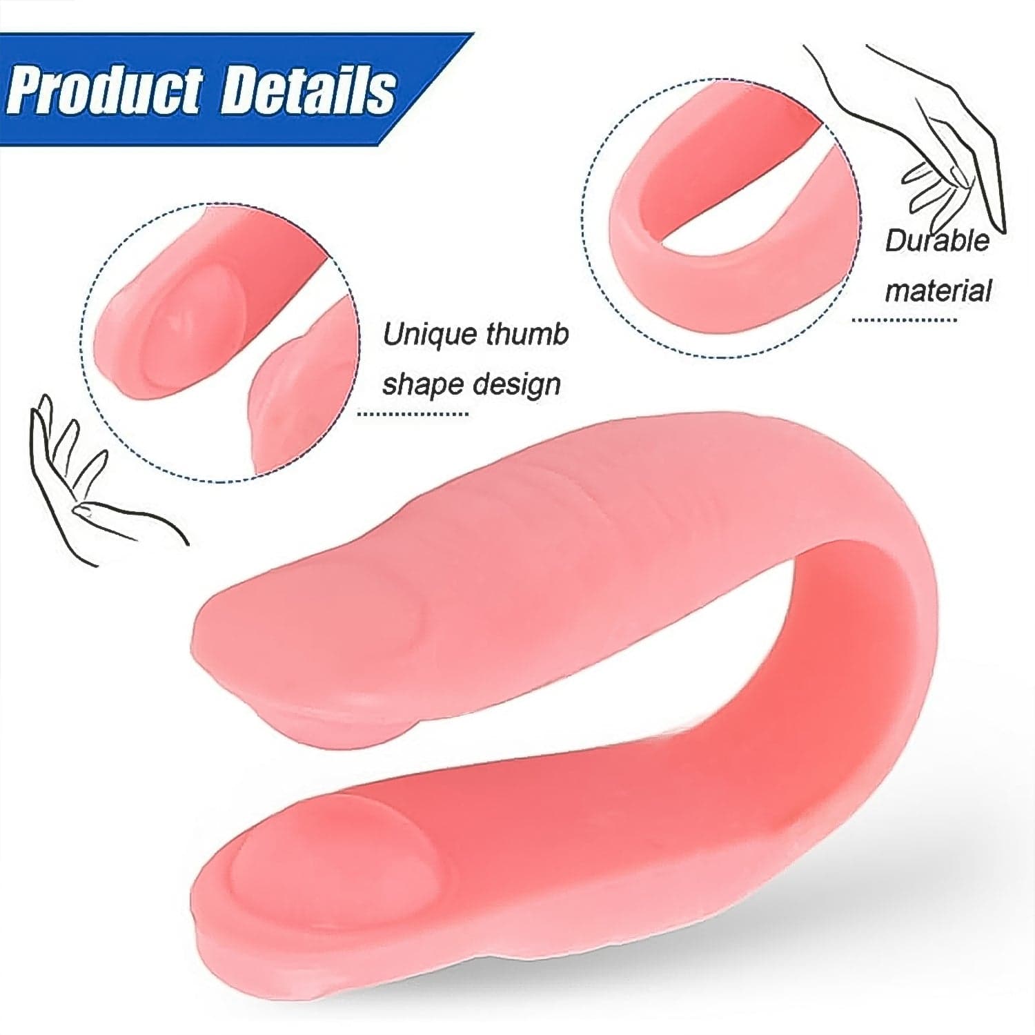 Sugar Control LI4 Acupressure Point Clip, Hand Pressure Massage Clip (1 Pc / Mix Color) thumbnail 8