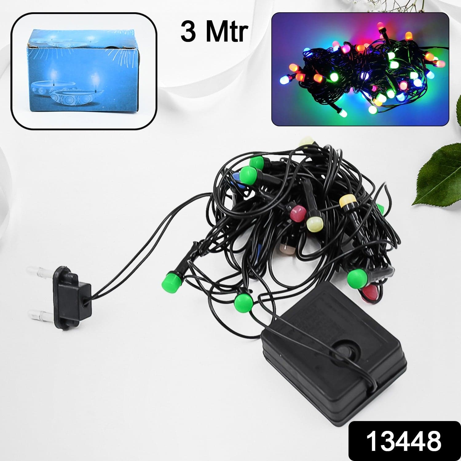 Home Decoration Diwali & Wedding LED String Light (16L 3 Mtr) thumbnail 2