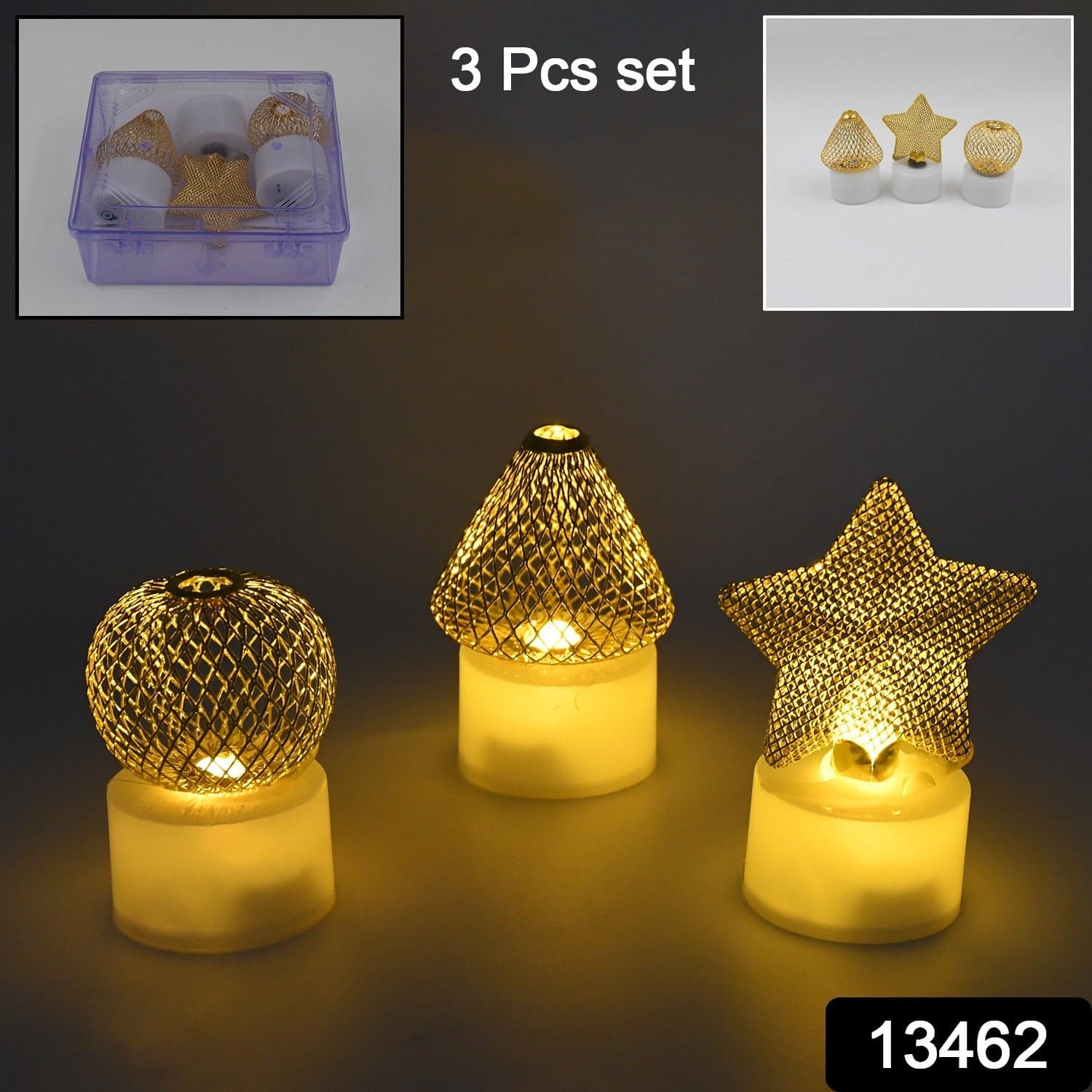 Flameless And Smokeless Decorative Candles Acrylic Led Tea Light Candle For Gifting thumbnail 2