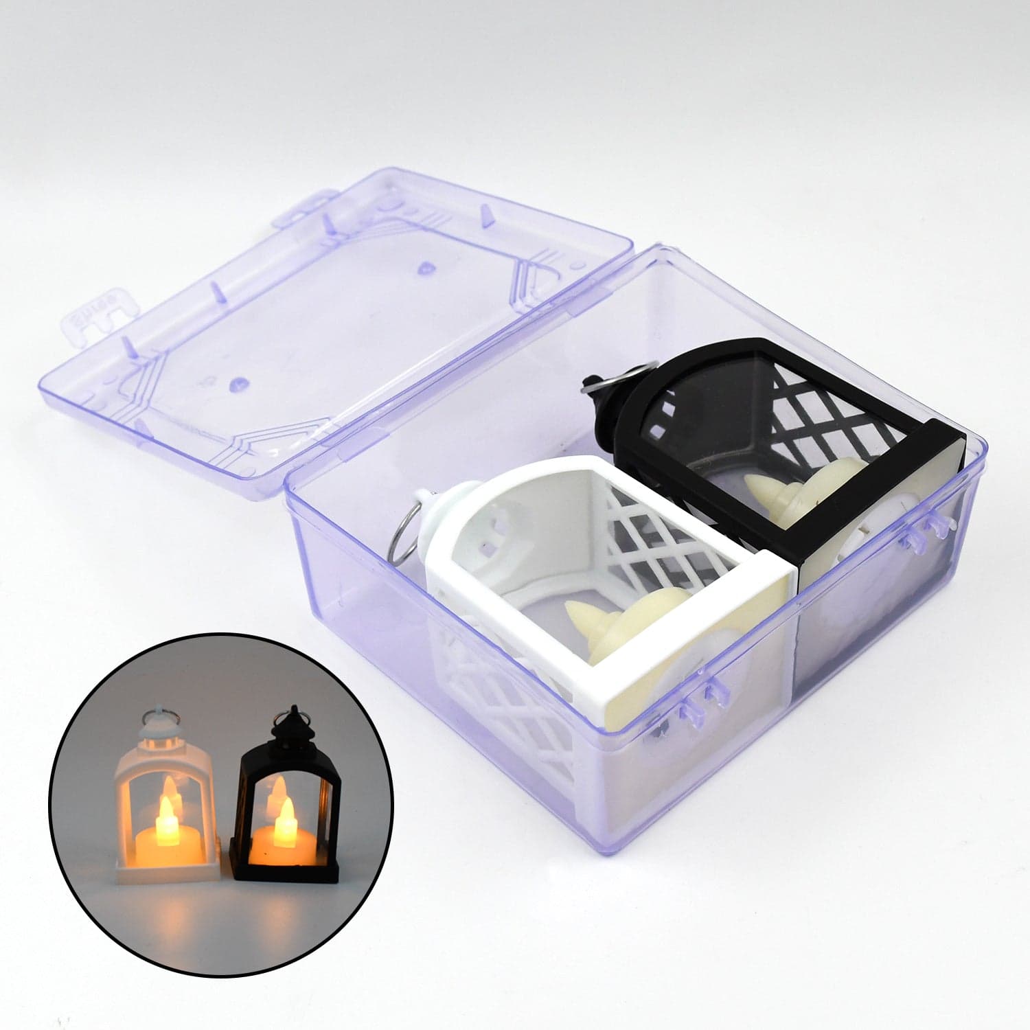 Smokeless Led Light Lantern Lamp, Diwali (2 Pc) thumbnail 6