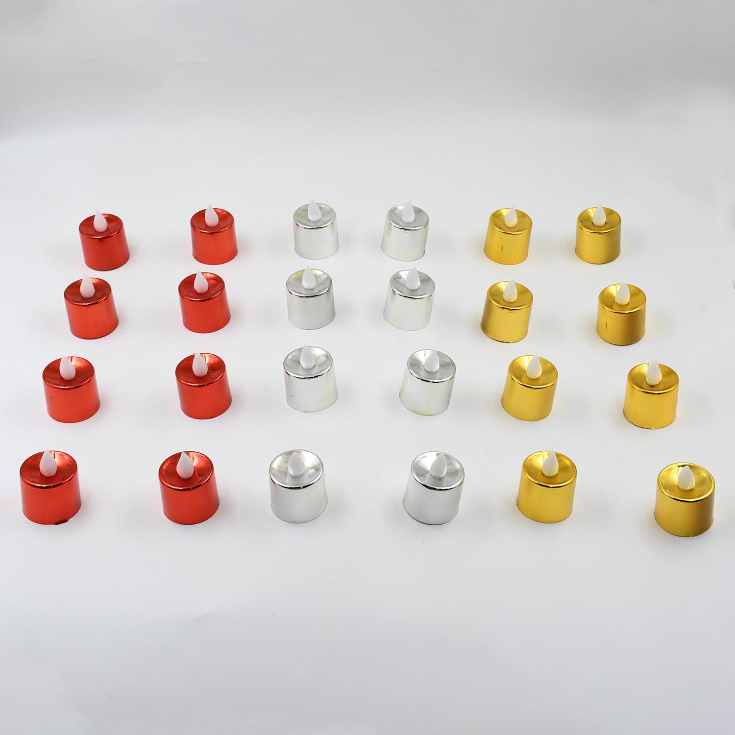 Electrical Candles Diya Led Tea Light, Plastic Candle Light Candle Candle, Diwali (24 Pc Set) thumbnail 5