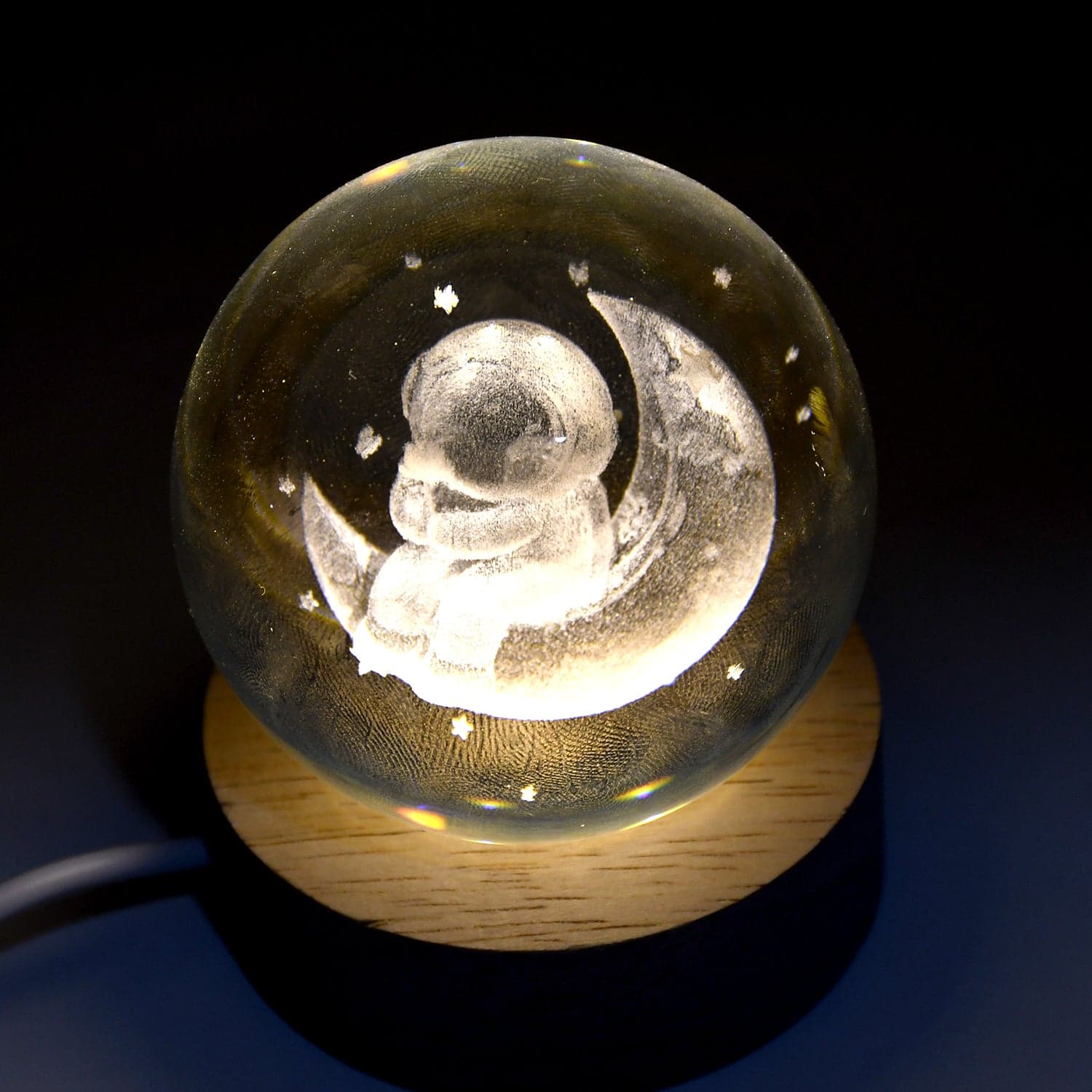 Astronaut Ball Night Light Lamp Decorative Lamp For Living Room Decor (1 Pc) thumbnail 1