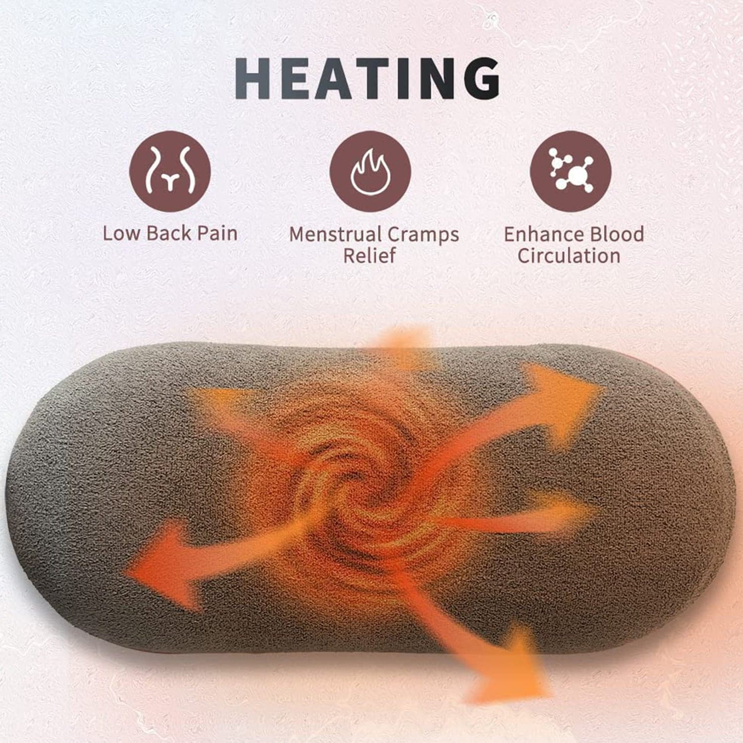 Rechargeable Smart Warm Palace Belt, Period Massager (1 Pc) thumbnail 4