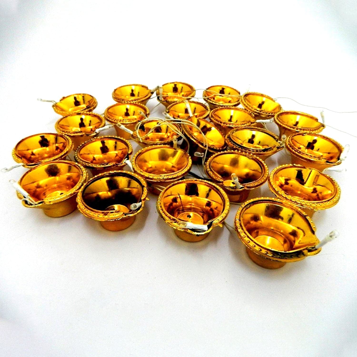 LED Diya Series Light, Fairy Lights for Diwali Decoration (16 Diya) thumbnail 4