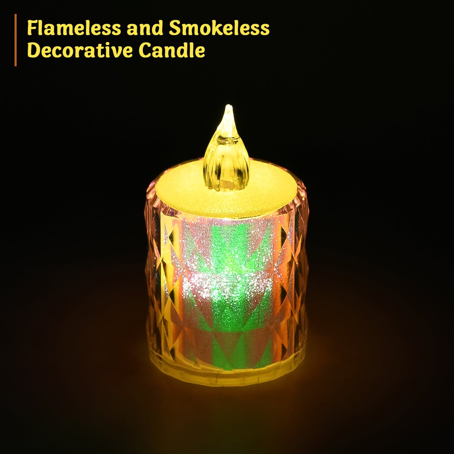 Festive Lighting for Any Occasion: 12 Pack LED Tealight Candles, Diwali thumbnail 5
