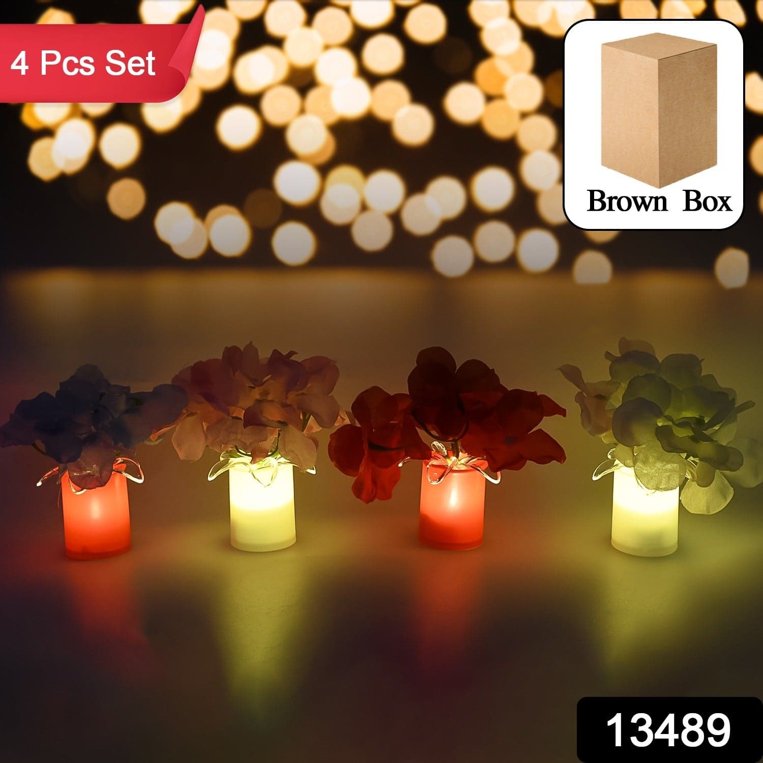 LED Mood Lights Bedroom Interior Decor Lighting (4 pcs Set) thumbnail 2