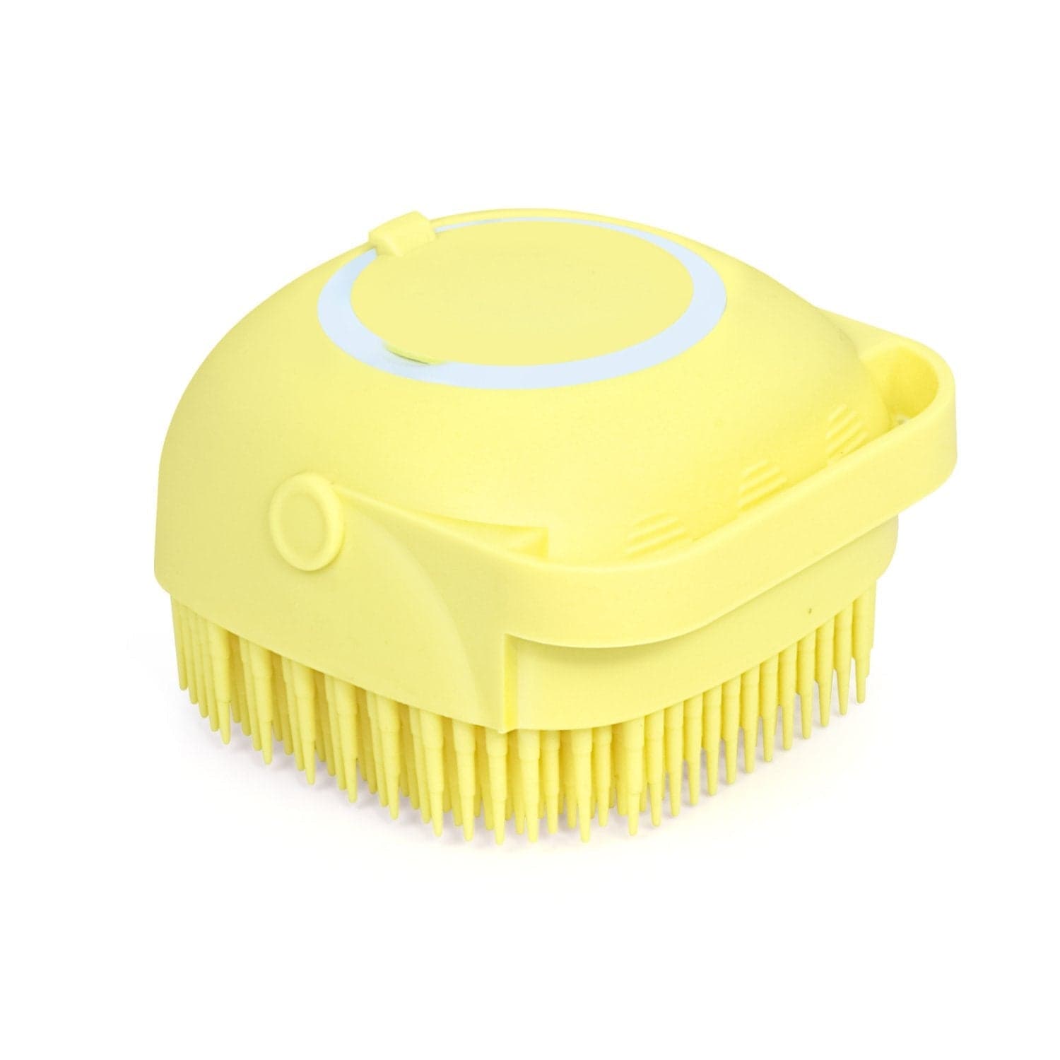 SILICONE MASSAGE BATH BODY BRUSH WITH SHAMPOO DISPENSER, SCRUBBER thumbnail 3