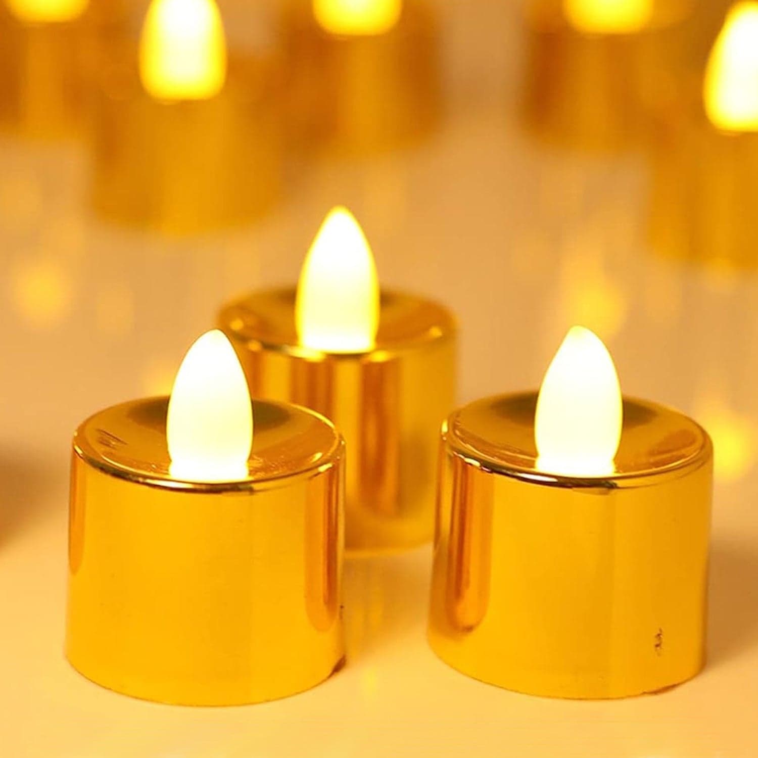 Electrical Candles Diya LED Tea Light, Diwali (6 Pcs Set) thumbnail 7