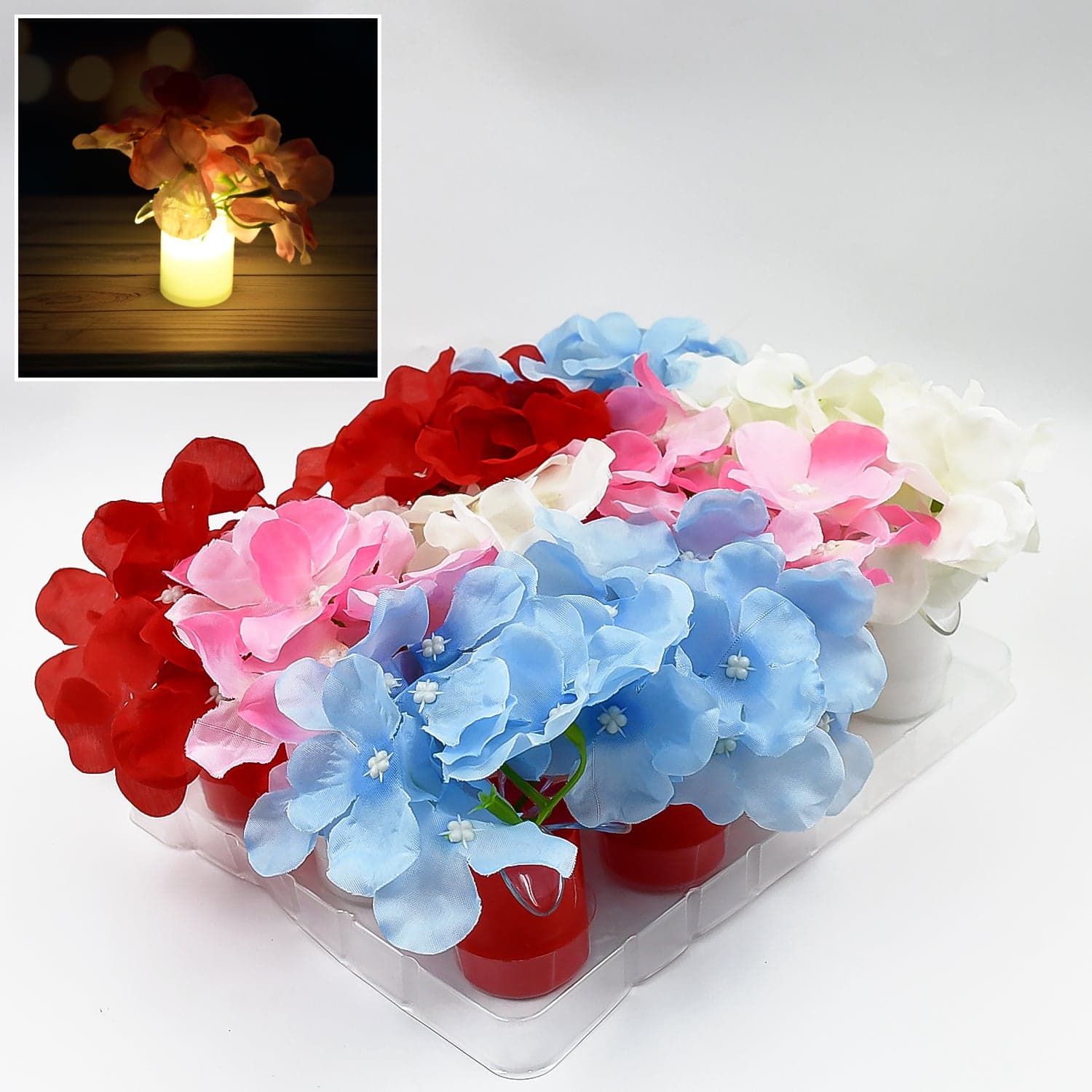 LED Mood Lights Bedroom Interior Decor Lighting, Diwali (12 Pcs Set) thumbnail 1