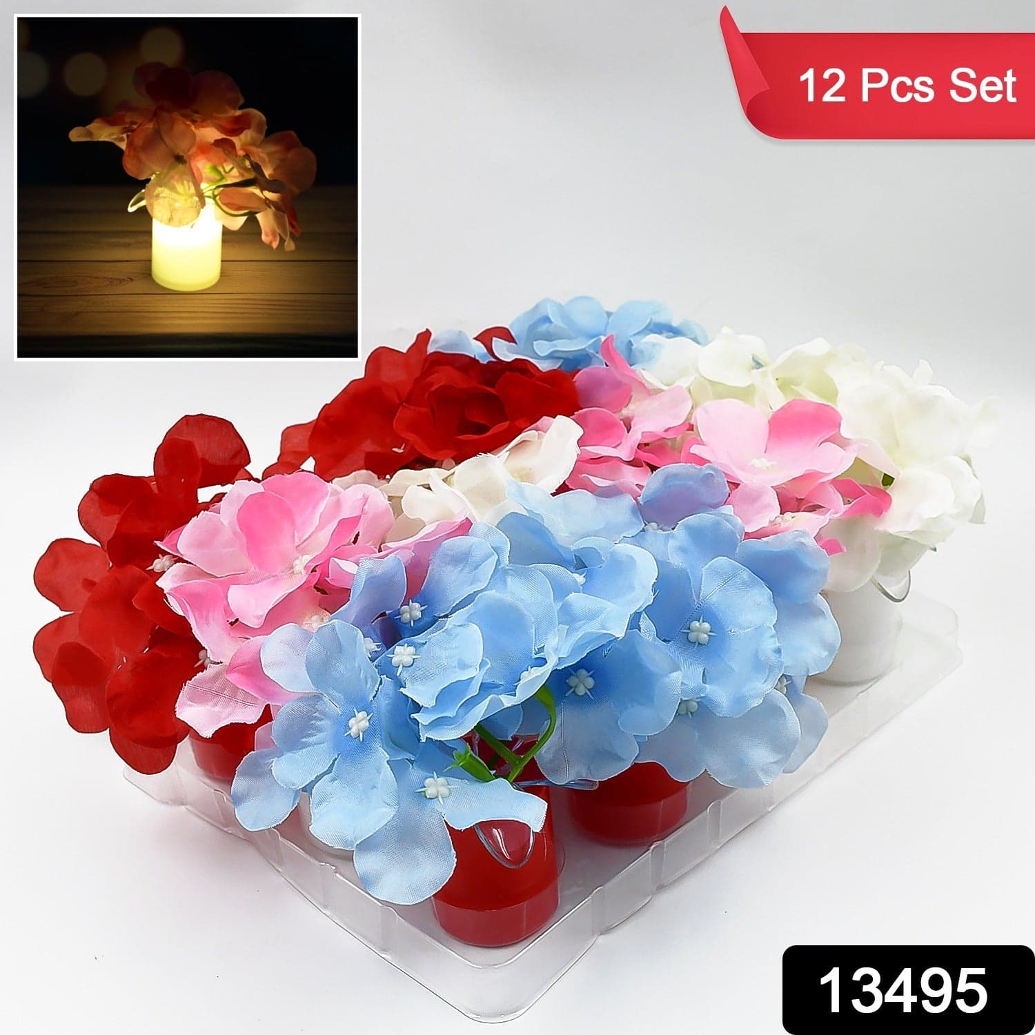 LED Mood Lights Bedroom Interior Decor Lighting, Diwali (12 Pcs Set) thumbnail 2