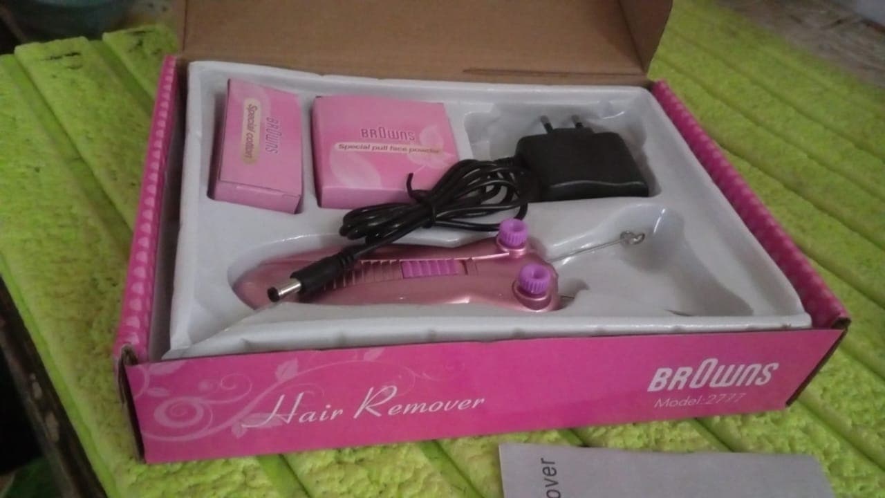 Electric Facial Hair Remover Machine (1 Set) thumbnail 7