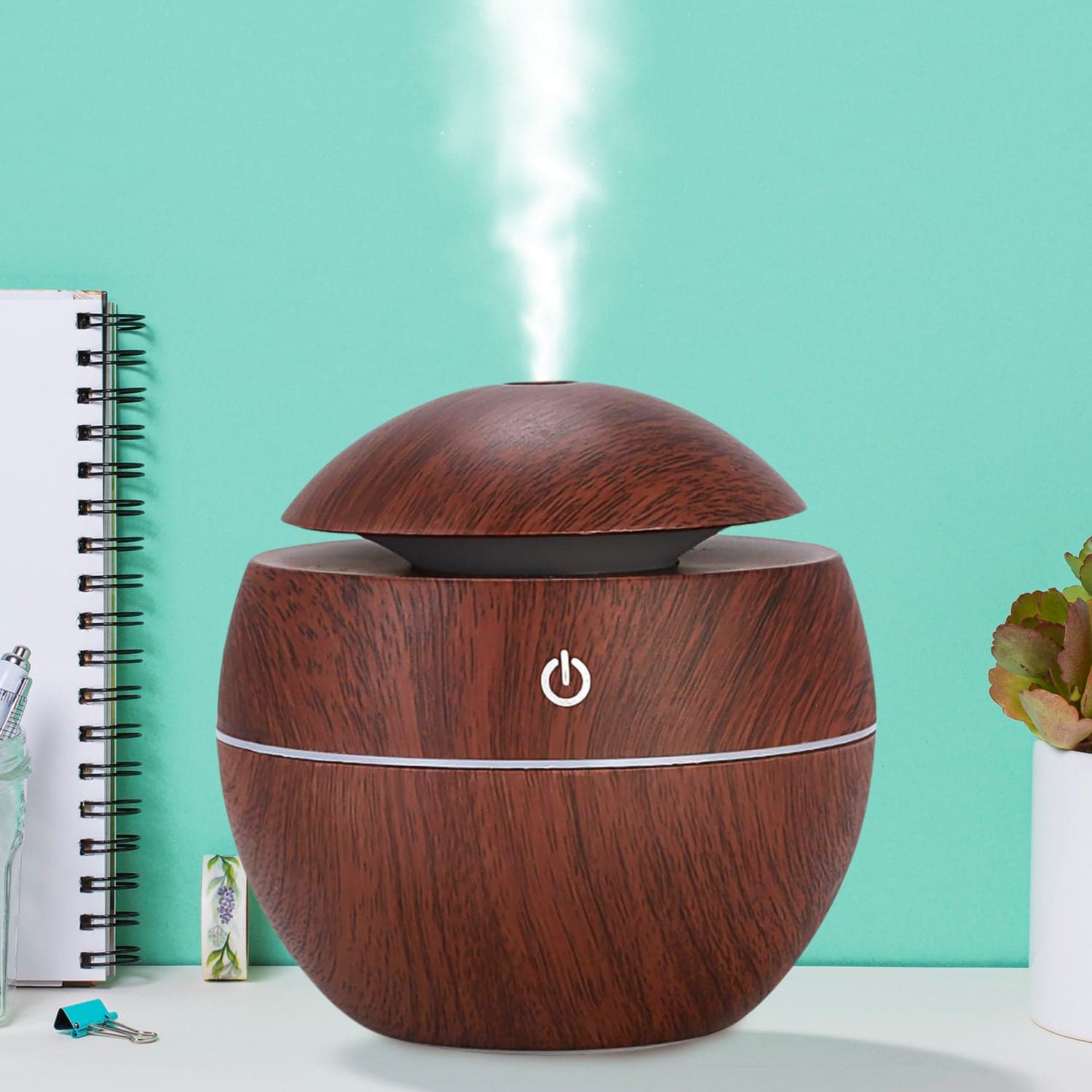 Ultrasonic Aromatherapy Humidifier USB Desktop (130 ML / 1 Pc) thumbnail 2