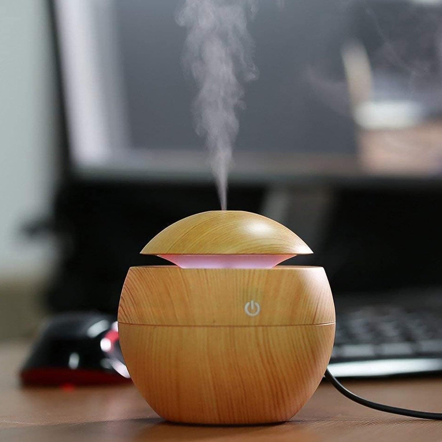 Ultrasonic Aromatherapy Humidifier USB Desktop (130 ML / 1 Pc) thumbnail 5