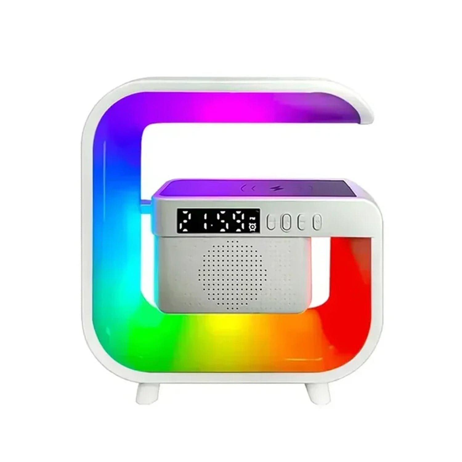Multi-function Wireless Speaker Audio Desk Lamp Wireless Charger (1 Pc) thumbnail 4
