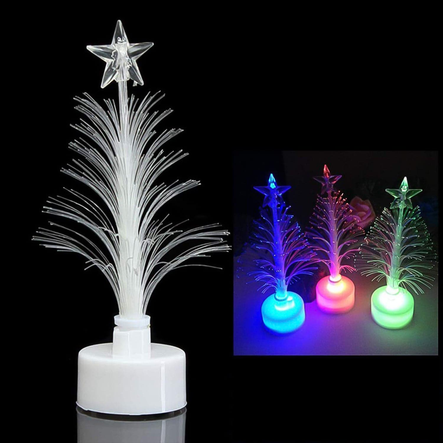 Tree LED Candlelight Colourful Candle Decoration LED Light Night, Diwali (1 Pc) thumbnail 3