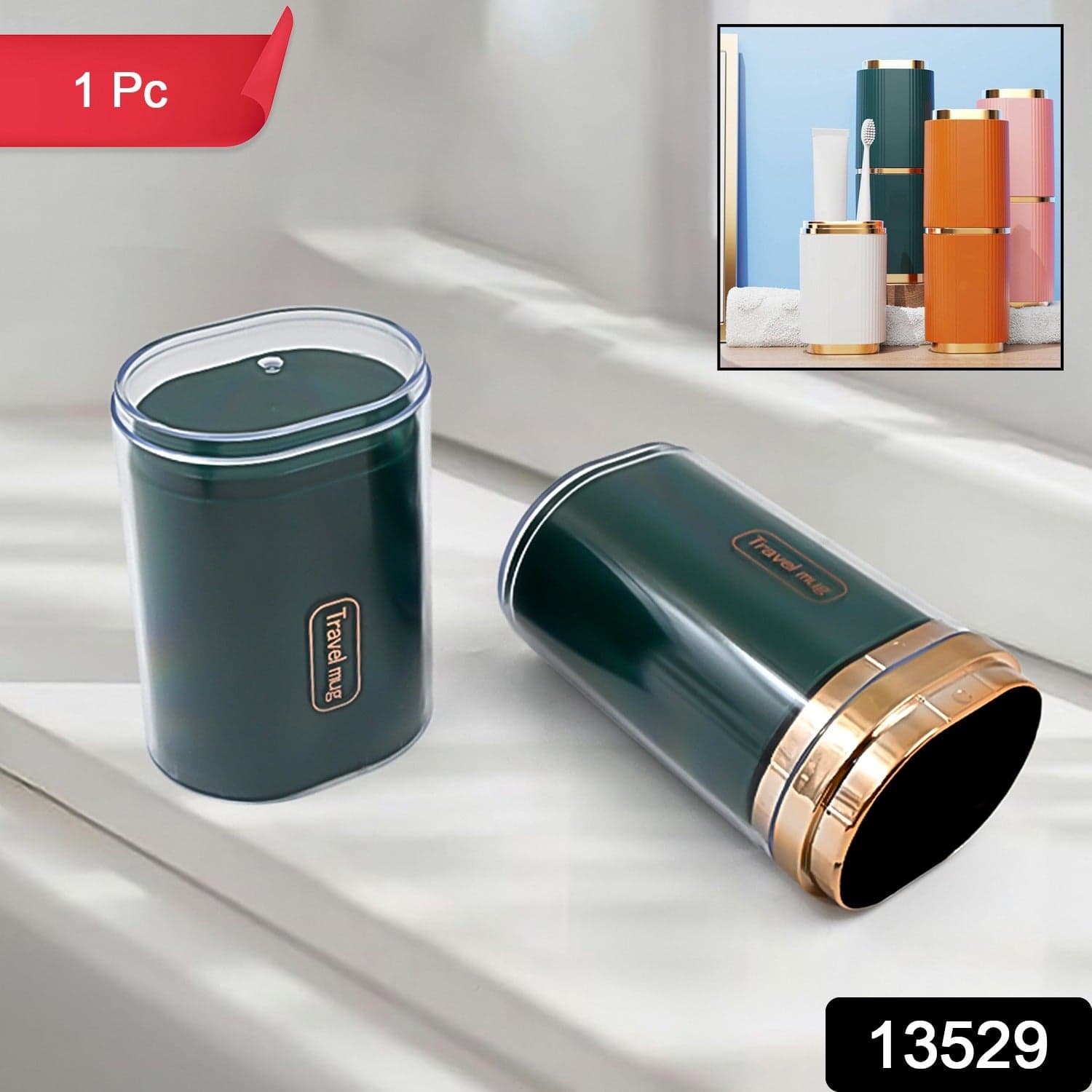 Toothbrush Covers Portable Toothbrush Toothpaste Outdoor Holder (1 Pc) thumbnail 2