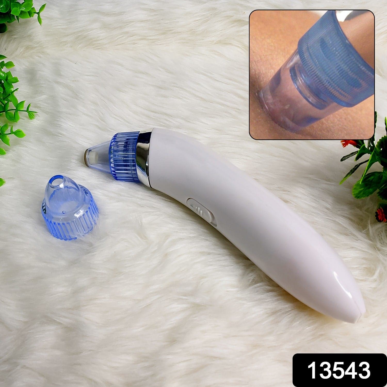 2 in 1 Blackhead Whitehead Extractor Remover Device (Multi-Color / 1 Set / batteries not included) thumbnail 2