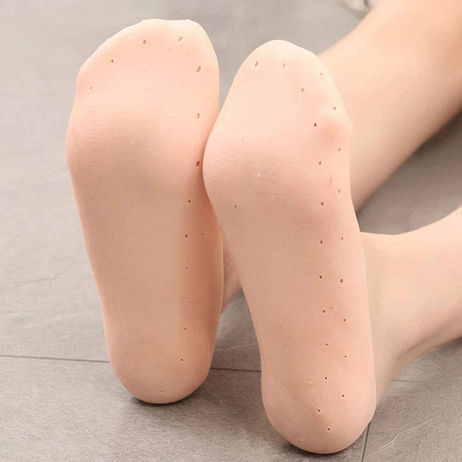 Anti-Crack Full Length Silicone Foot Protector Moisturizing Socks (1 Pair / Mix Size) thumbnail 5
