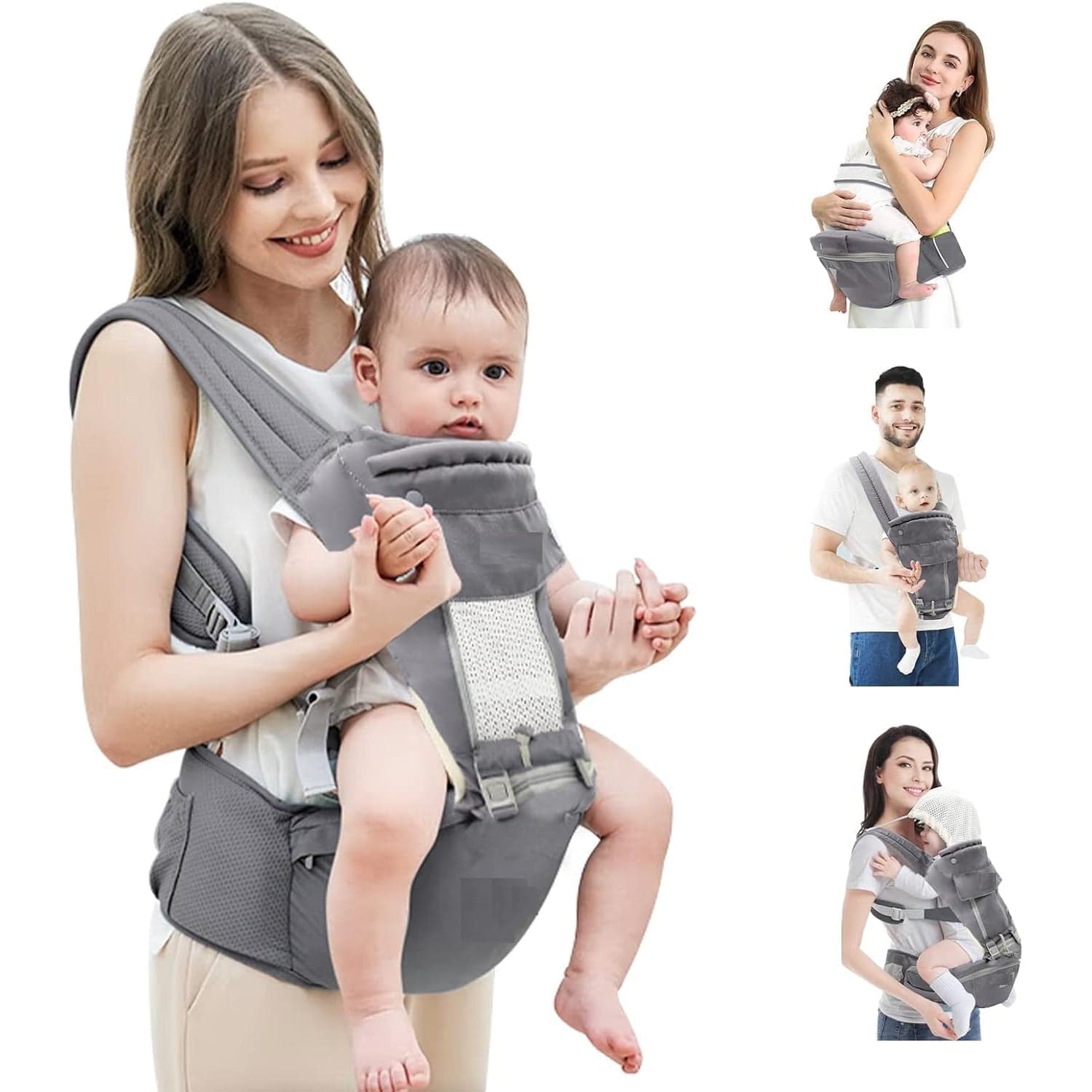 Ergonomic Baby Carrier Bag / Baby Holder Carrier (1 pc) thumbnail 4
