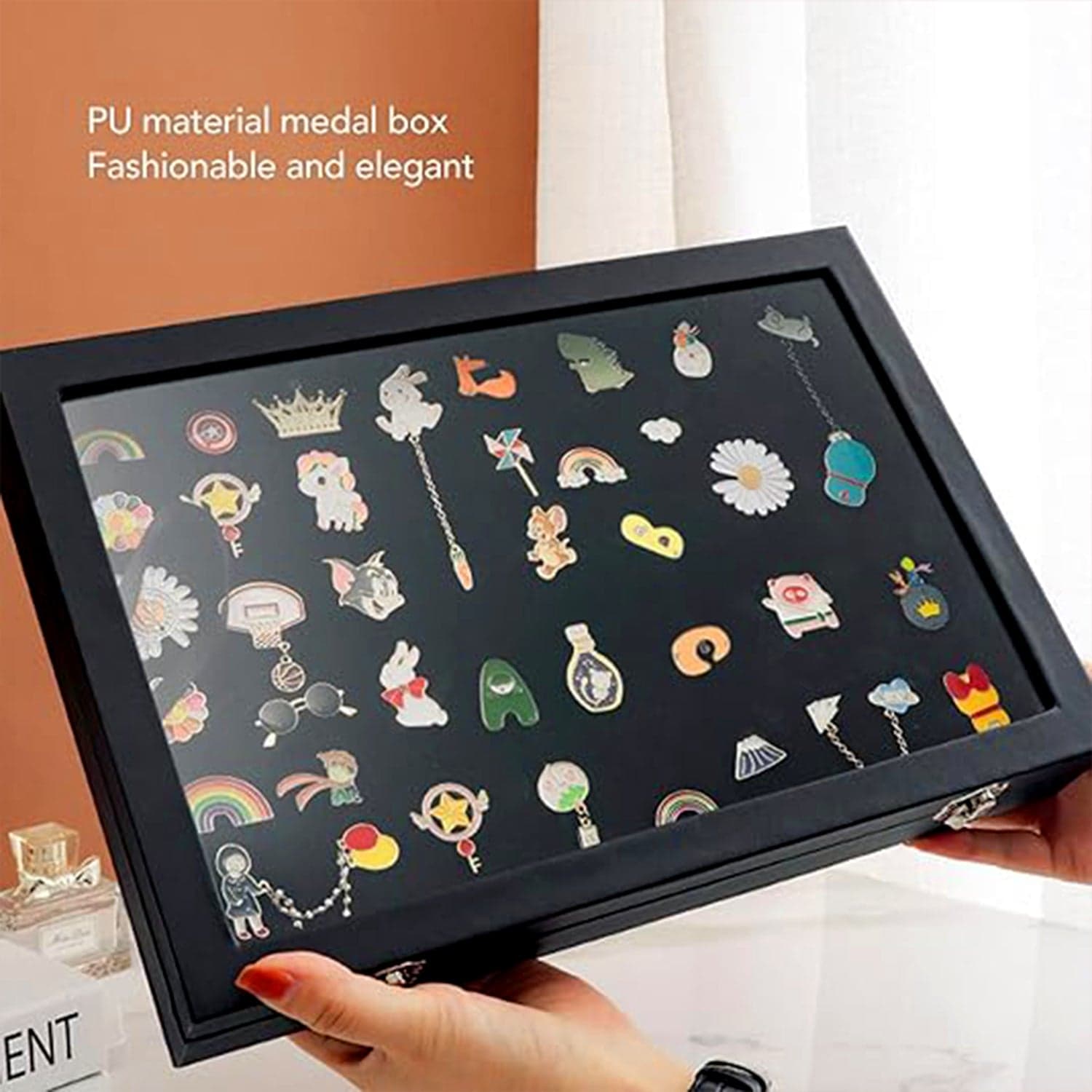Ring Holder Organizer Box, Jewelry Ring Display Case (35x24 CM) thumbnail 3