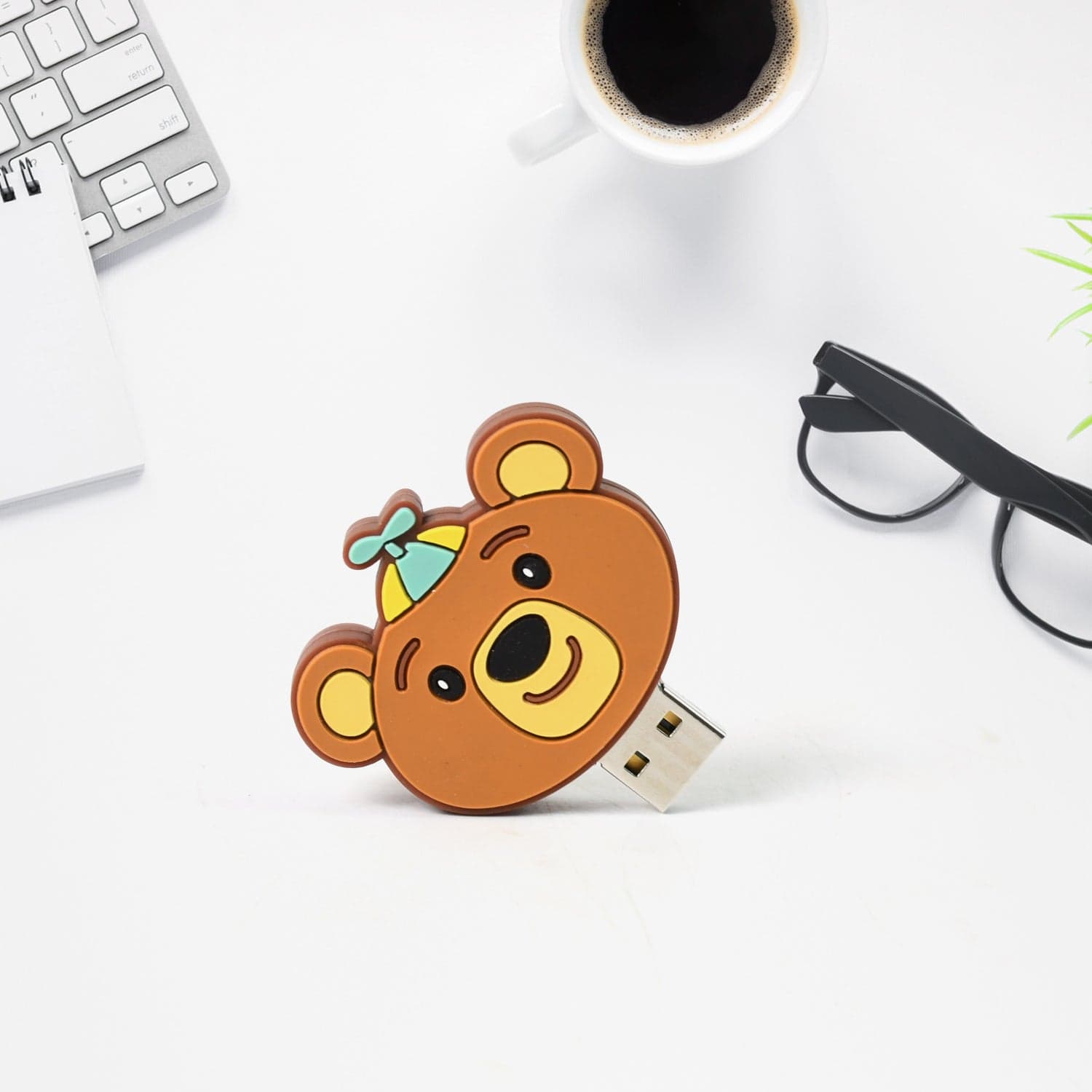 Portable Cartoon Shape Silicone USB Pen drive / Flash disk (15 GB With Baby Rhymes Song / 1 Pc) thumbnail 4