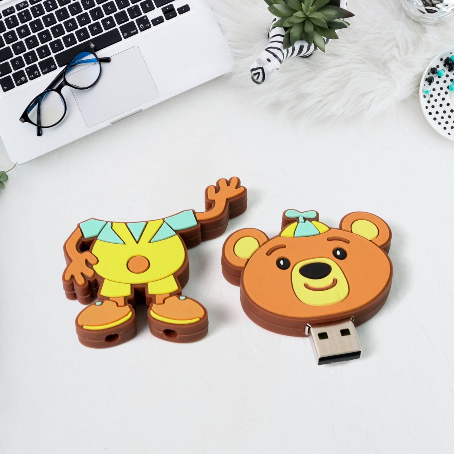 Portable Cartoon Shape Silicone USB Pen drive / Flash disk (15 GB With Baby Rhymes Song / 1 Pc) thumbnail 7