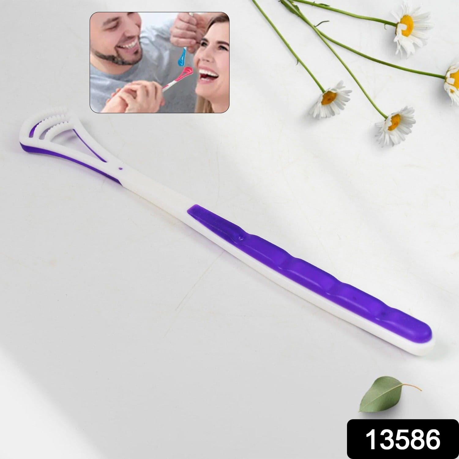 Tongue Cleaner and Scraper (1 Pc / Mix Color) thumbnail 2