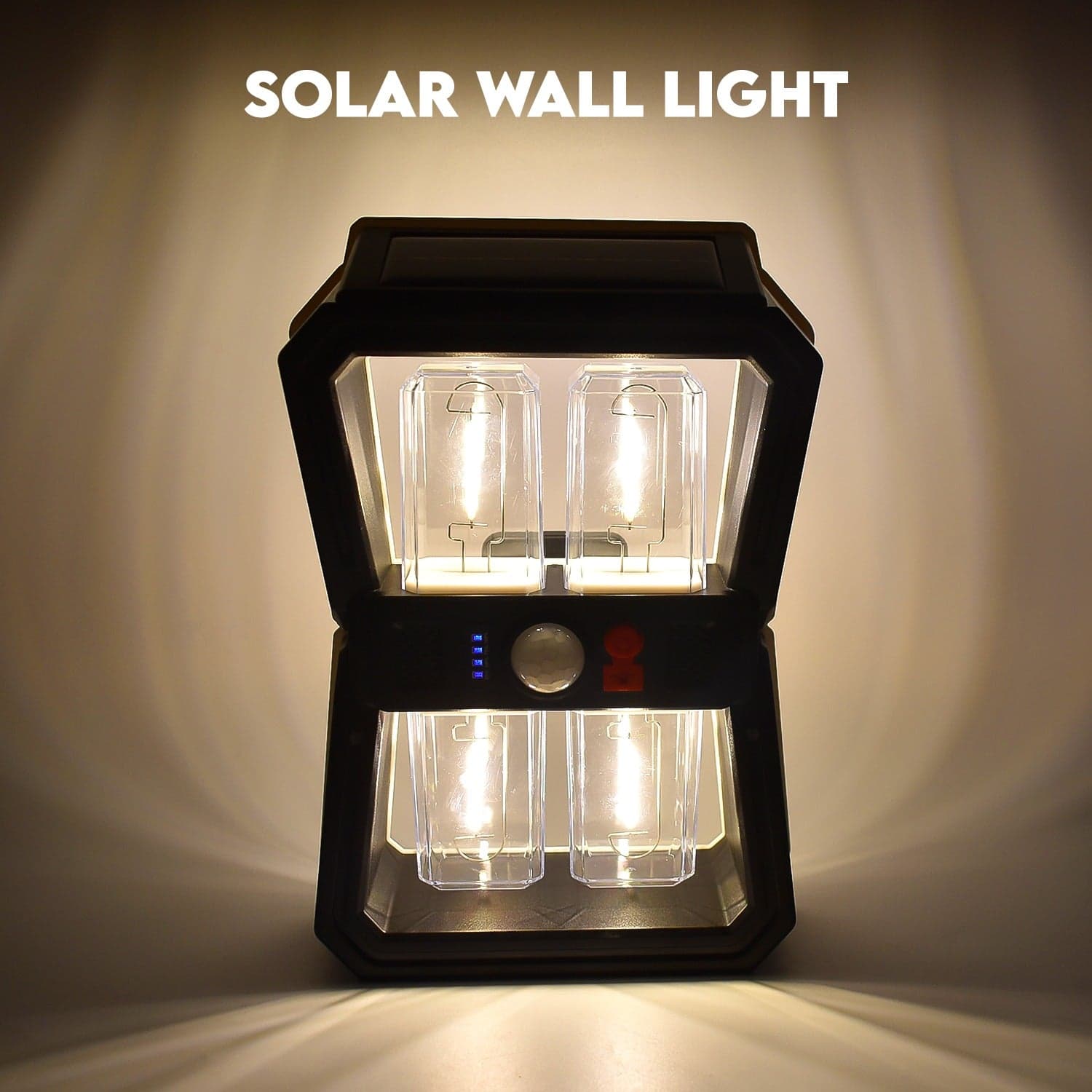 Solar Wall Lantern Light with 3 Modes & Motion Sensor (1 Pc) thumbnail 1