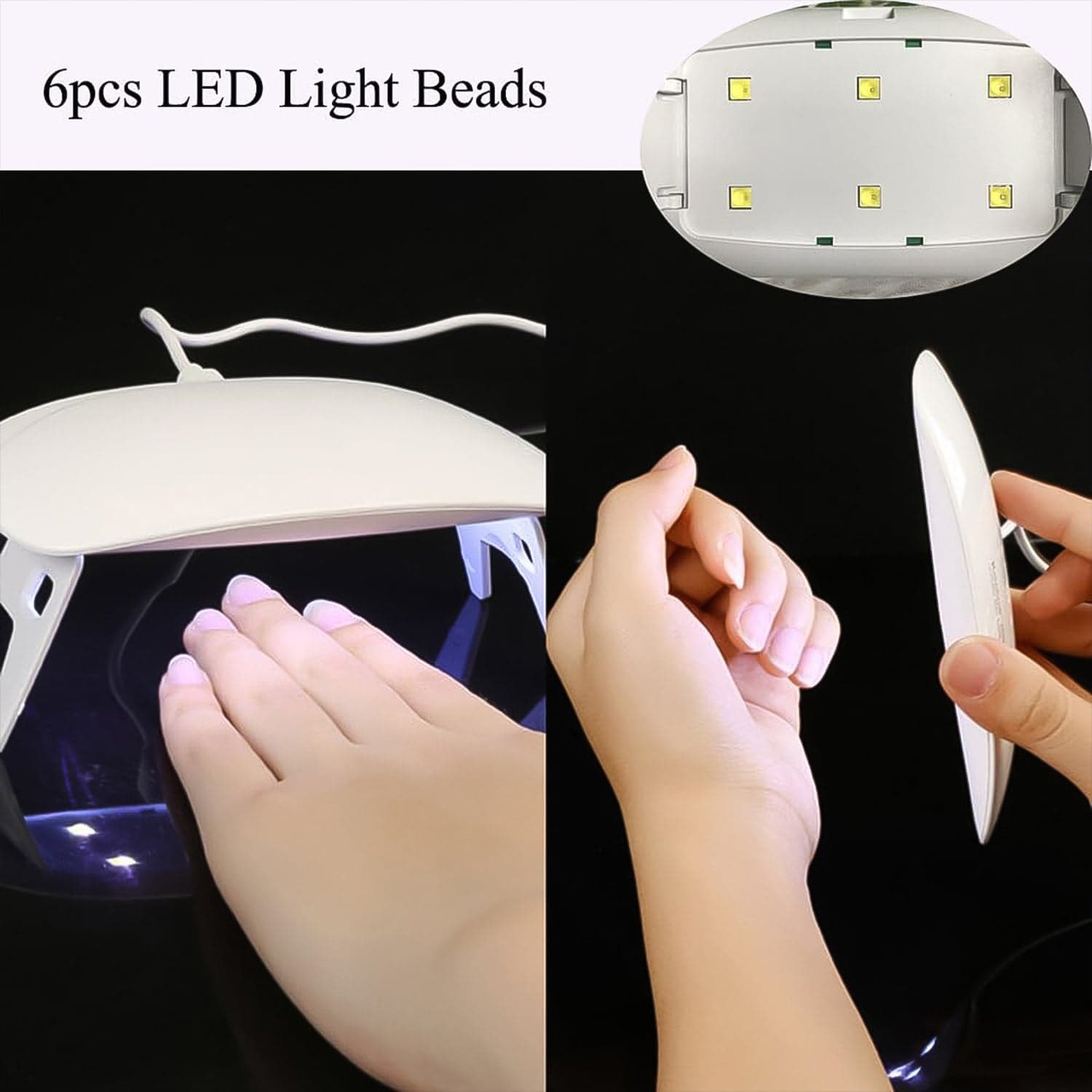 UV LED Lamp Nail Dryer Mini Portable Nail Lamp Professional (1 Pc) thumbnail 5