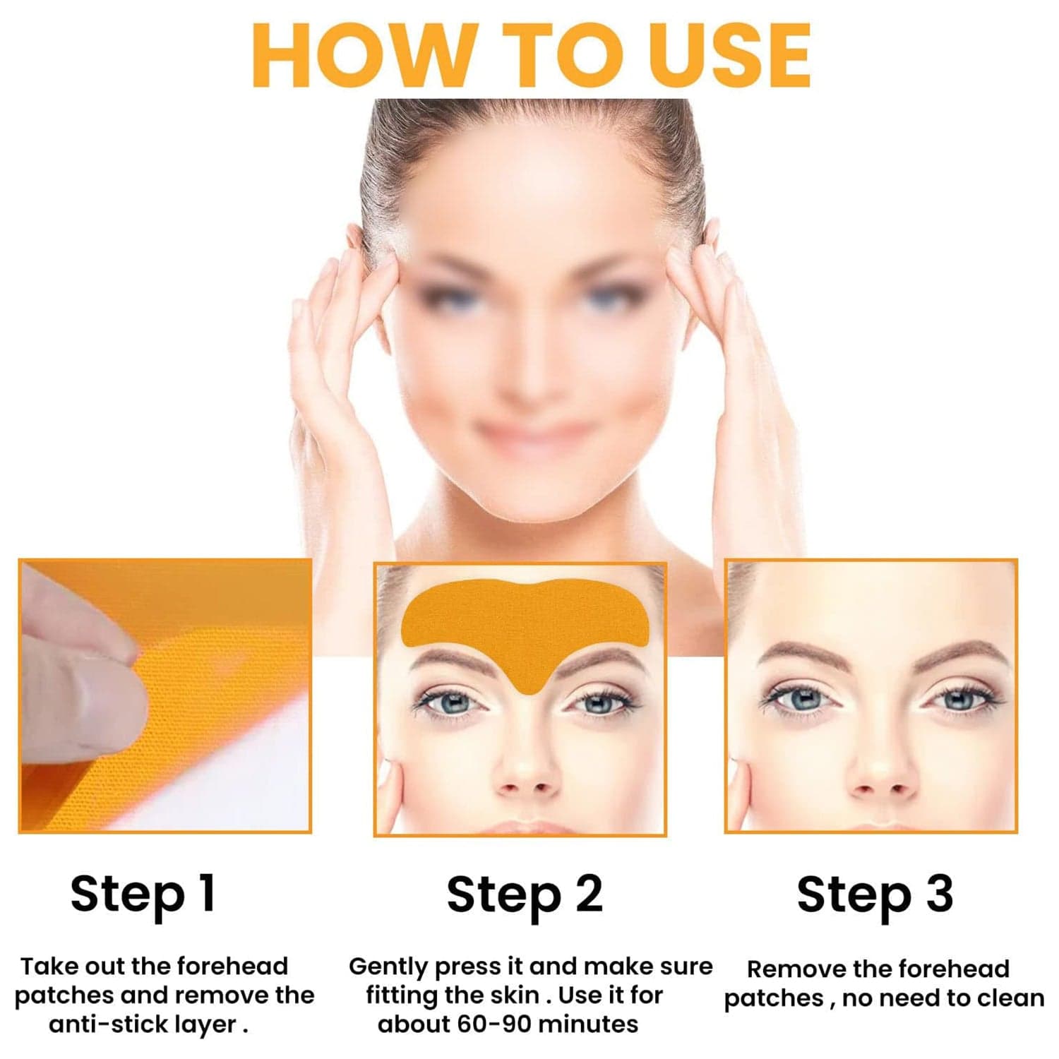 Forehead Wrinkle Patches, Face Wrinkle Patches (10 Pcs Set) thumbnail 6