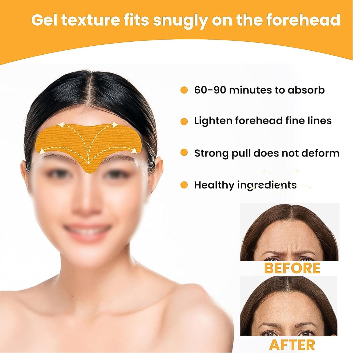 Forehead Wrinkle Patches, Face Wrinkle Patches (10 Pcs Set) thumbnail 7