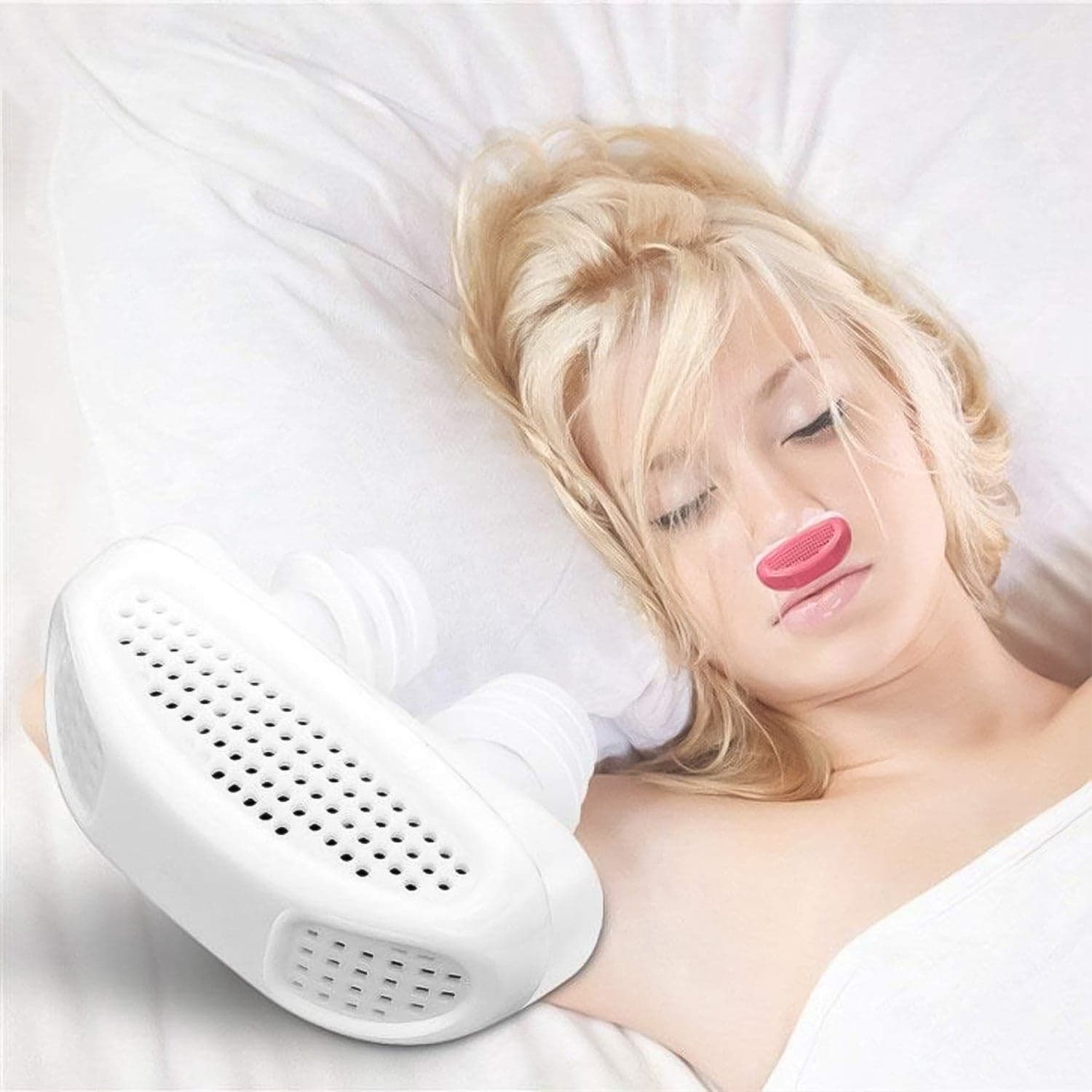 2 in 1 Anti Snoring and Air Purifier Nose Clip Anti Snoring Device (1 Pc / With Plastic Case) thumbnail 6