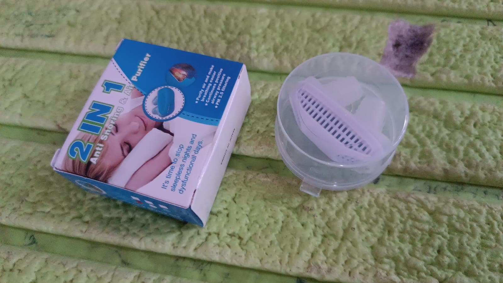 2 in 1 Anti Snoring and Air Purifier Nose Clip Anti Snoring Device (1 Pc / With Plastic Case) thumbnail 8