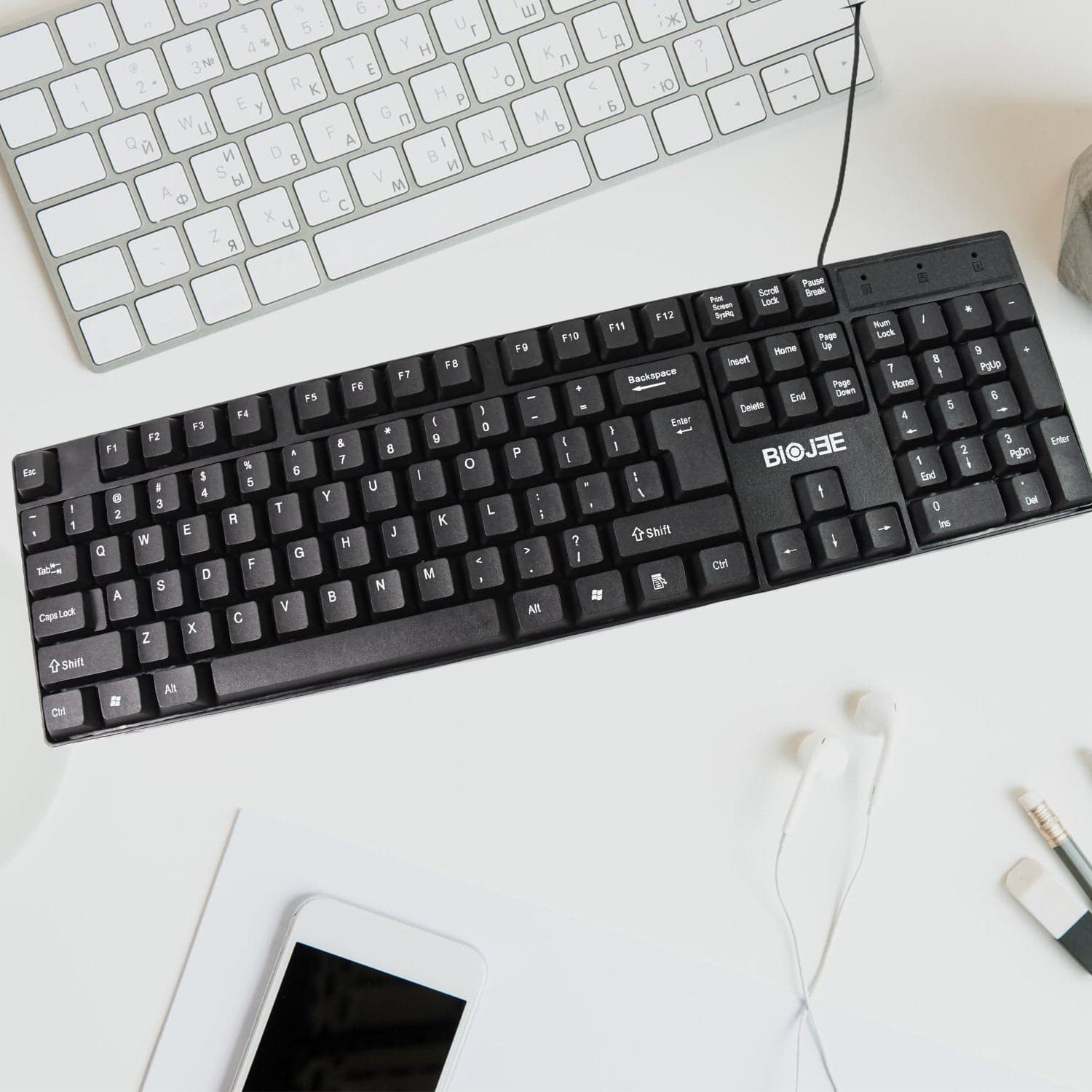 Wired USB Keyboard 104 Keys (1 Pc) thumbnail 3
