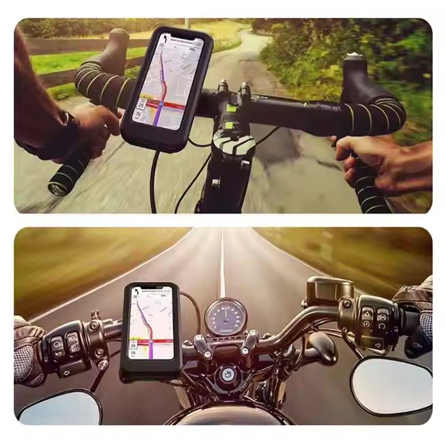 360 Rotation Bike Phone Mount Waterproof Cell Phone Holder (1 Pc) thumbnail 4