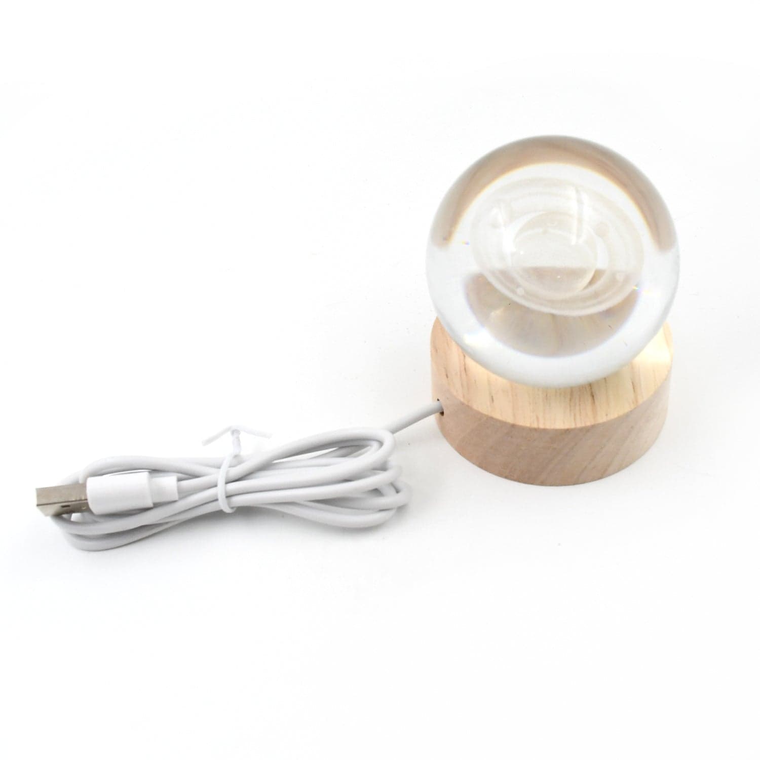 Astronaut 3D Crystal Ball lamps With Wood Base (1 Pc) thumbnail 5