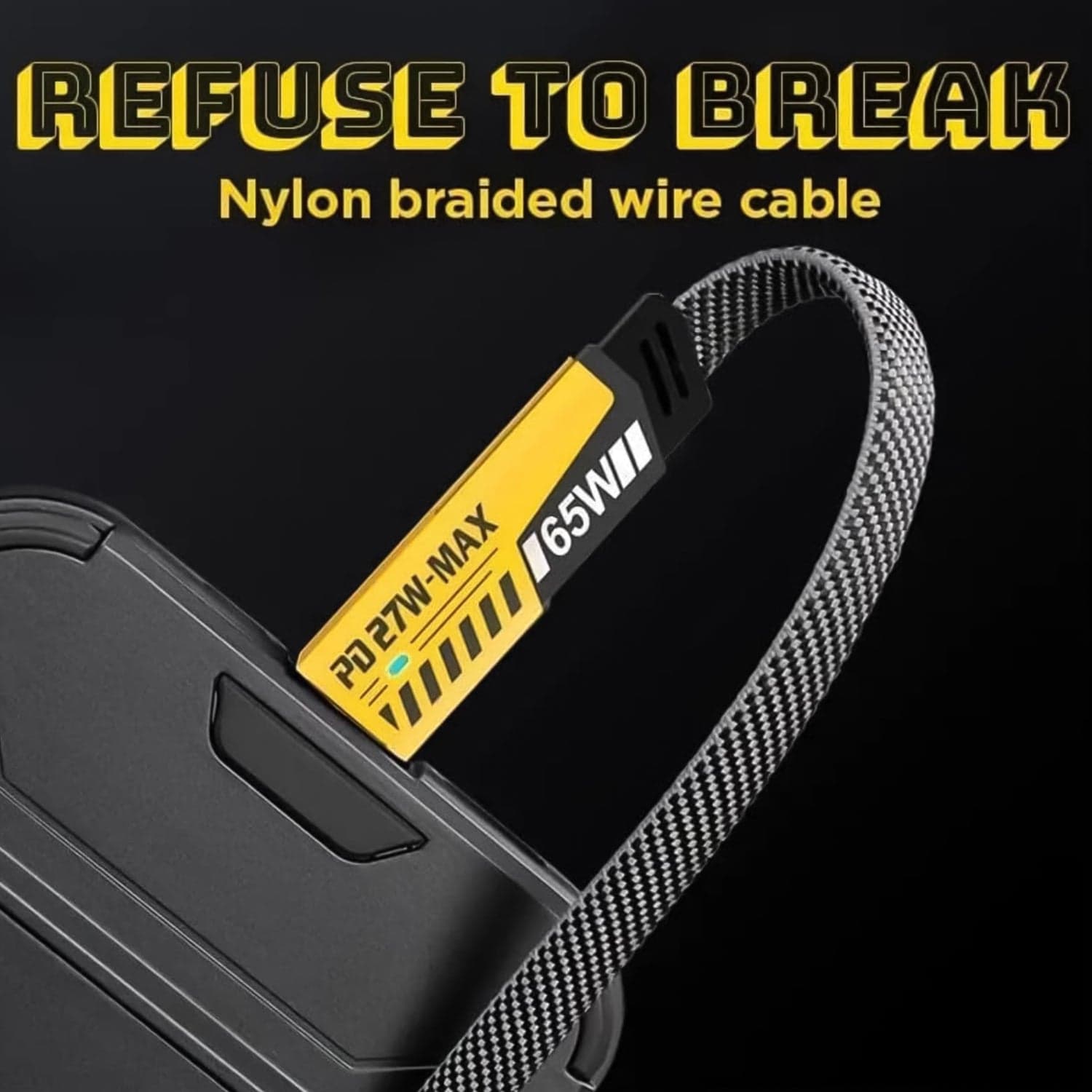 4 in 1 Charging Cable 65W Cable (1 Pc) thumbnail 4