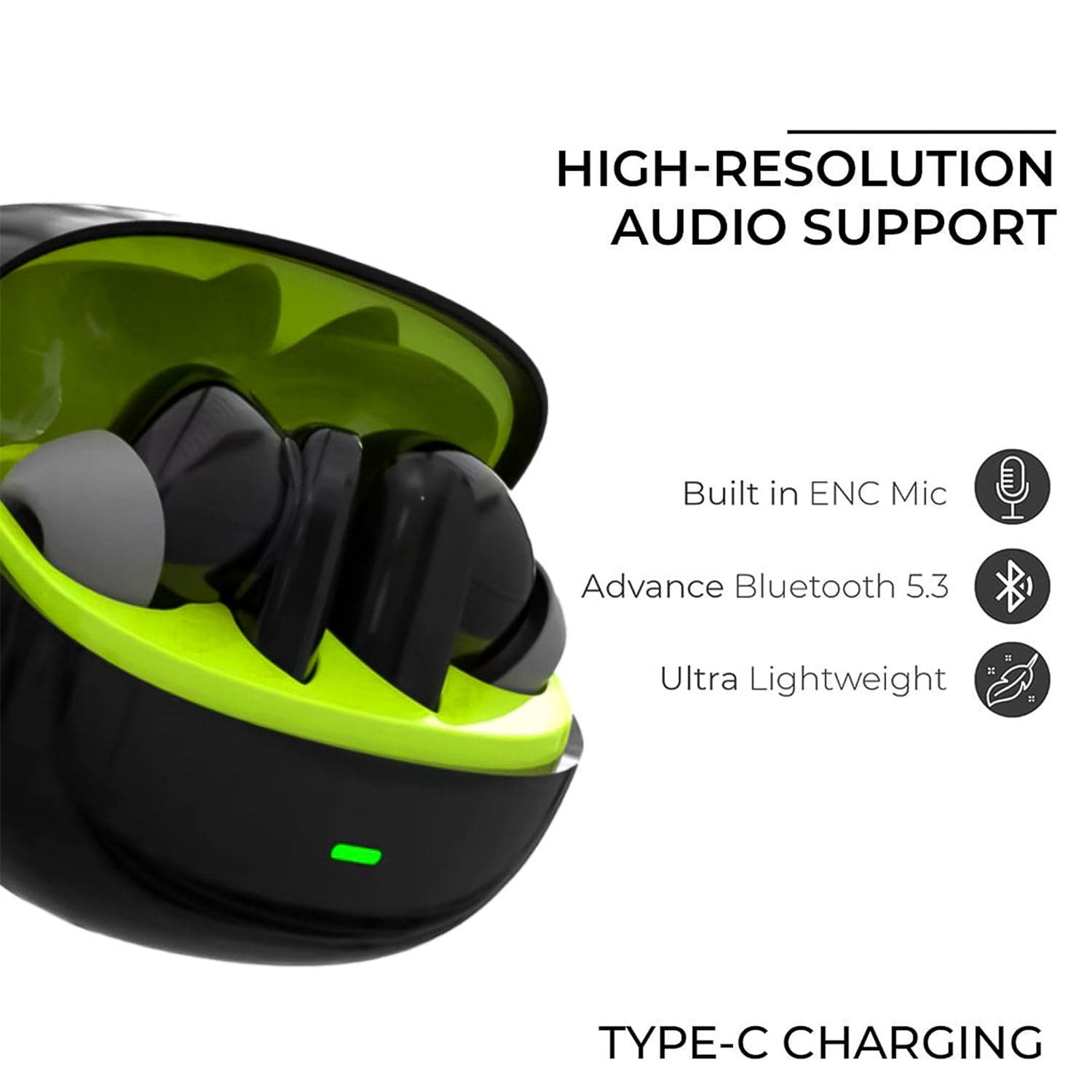 True Wireless Earbuds | Best Low Latency | Bluetooth Headset (1 Set) thumbnail 7