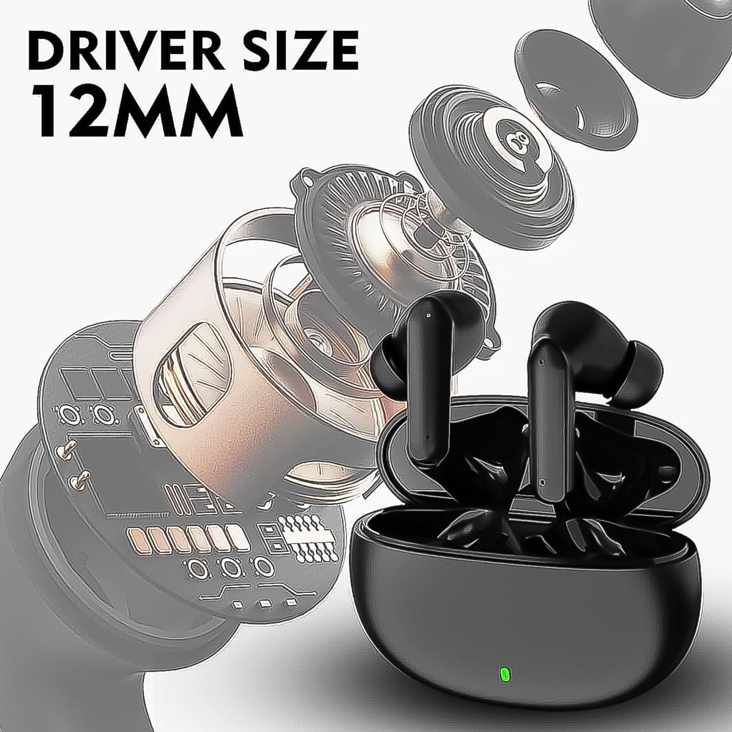 Wireless Bluetooth Fire TWS Bluetooth Earbud | 30 Hr (1 Set) thumbnail 4