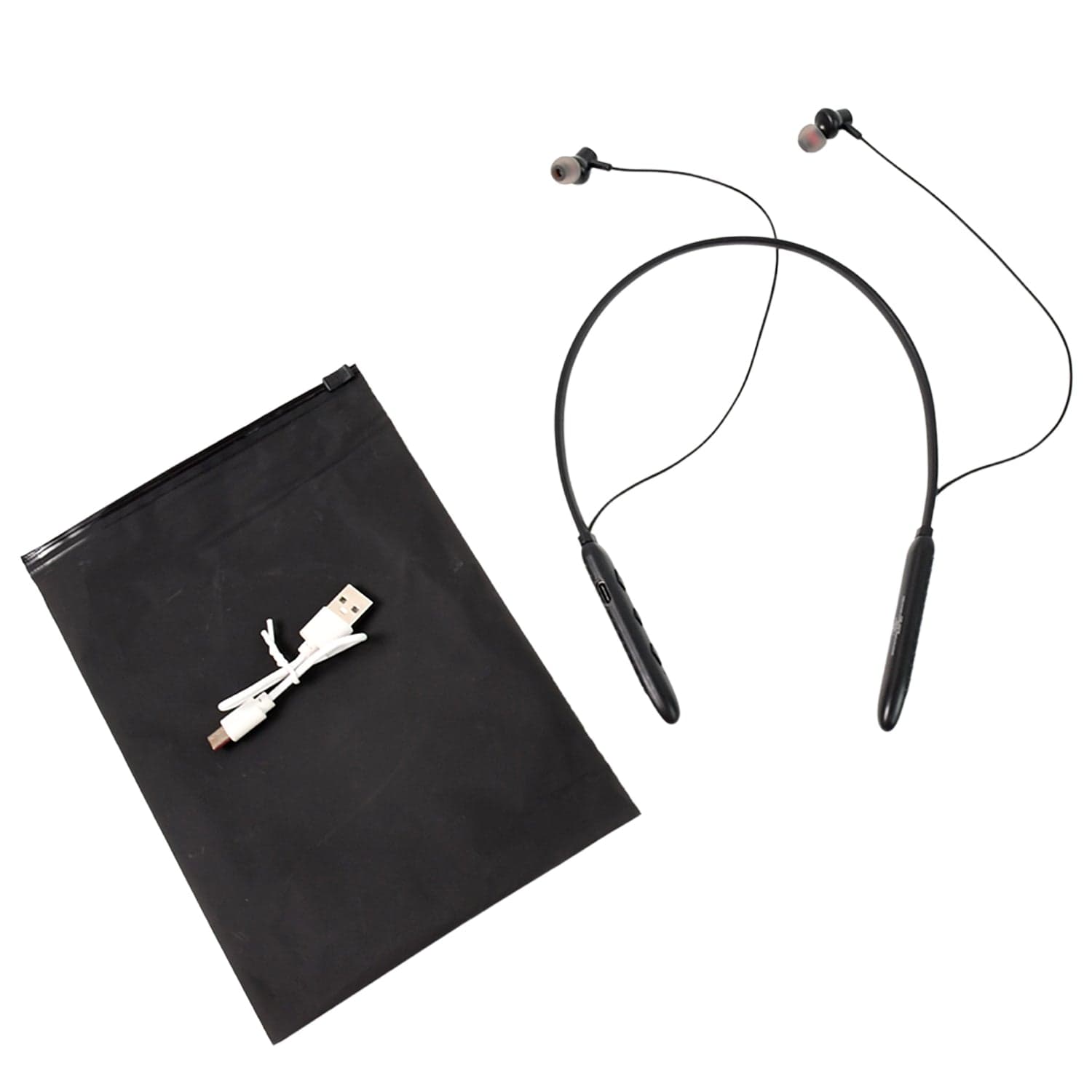 Bluetooth Wireless Neckband Earphones, 40H Playtime, IPX Water-Resistant, High Bass thumbnail 3