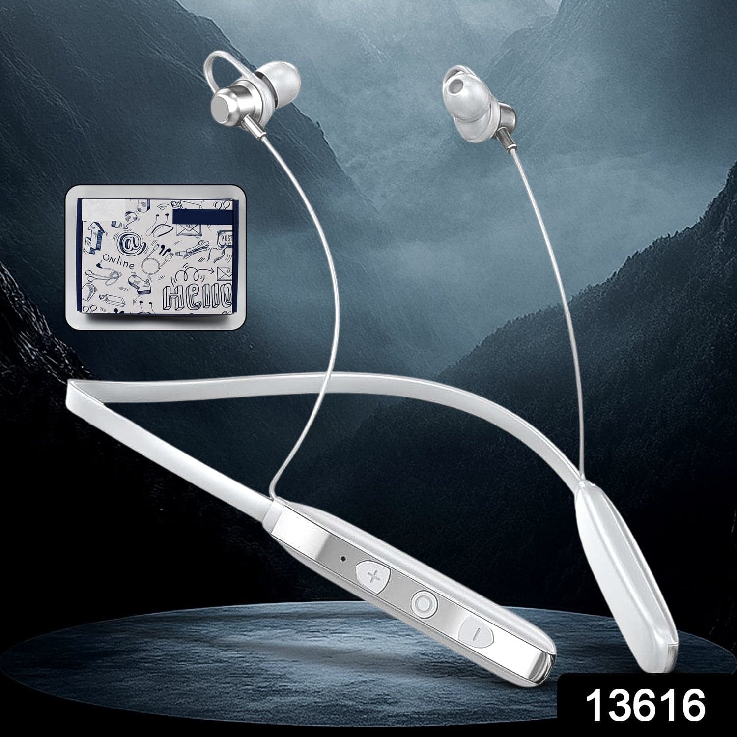 Magnetic ON- OFF Earbuds Neckband Bluetooth (1 Pc / USB Type-C) thumbnail 2