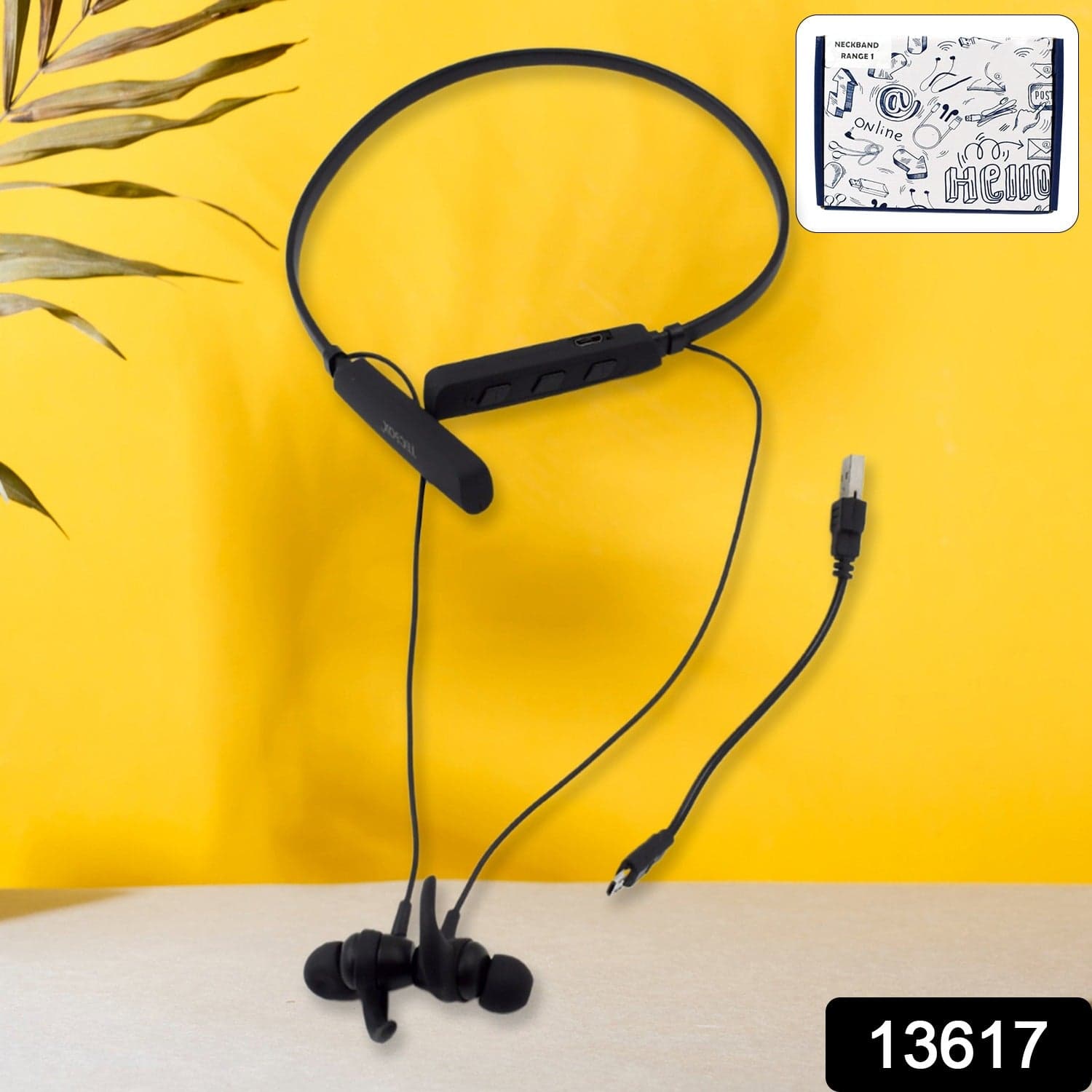 Wireless Bluetooth Earphone with Mic and Call Function With Micro USB (1 Pc) thumbnail 2