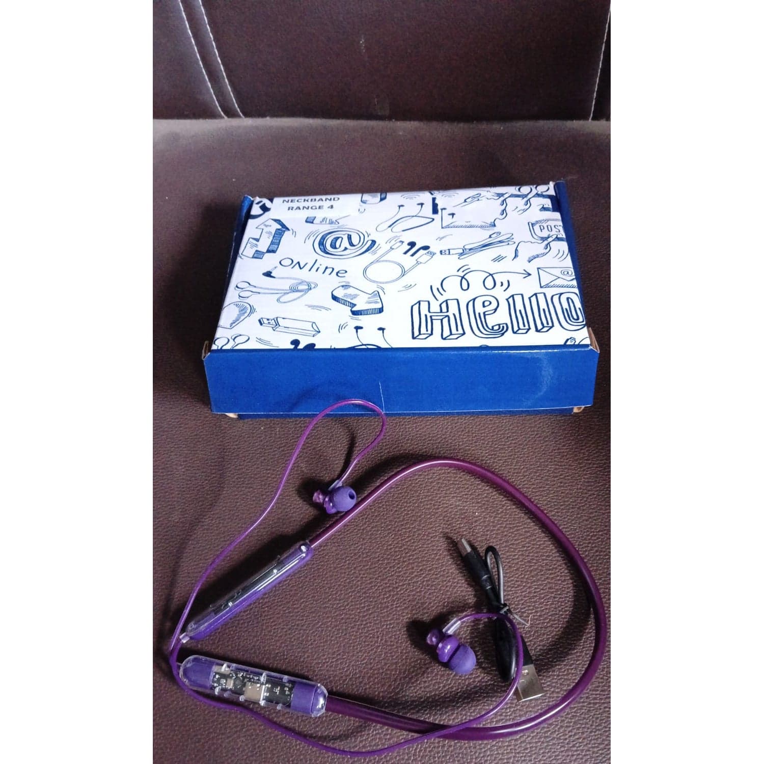 Bluetooth Headphone Neckband Sweat Resistant, Magnetic Earbuds (1 Pc) thumbnail 7