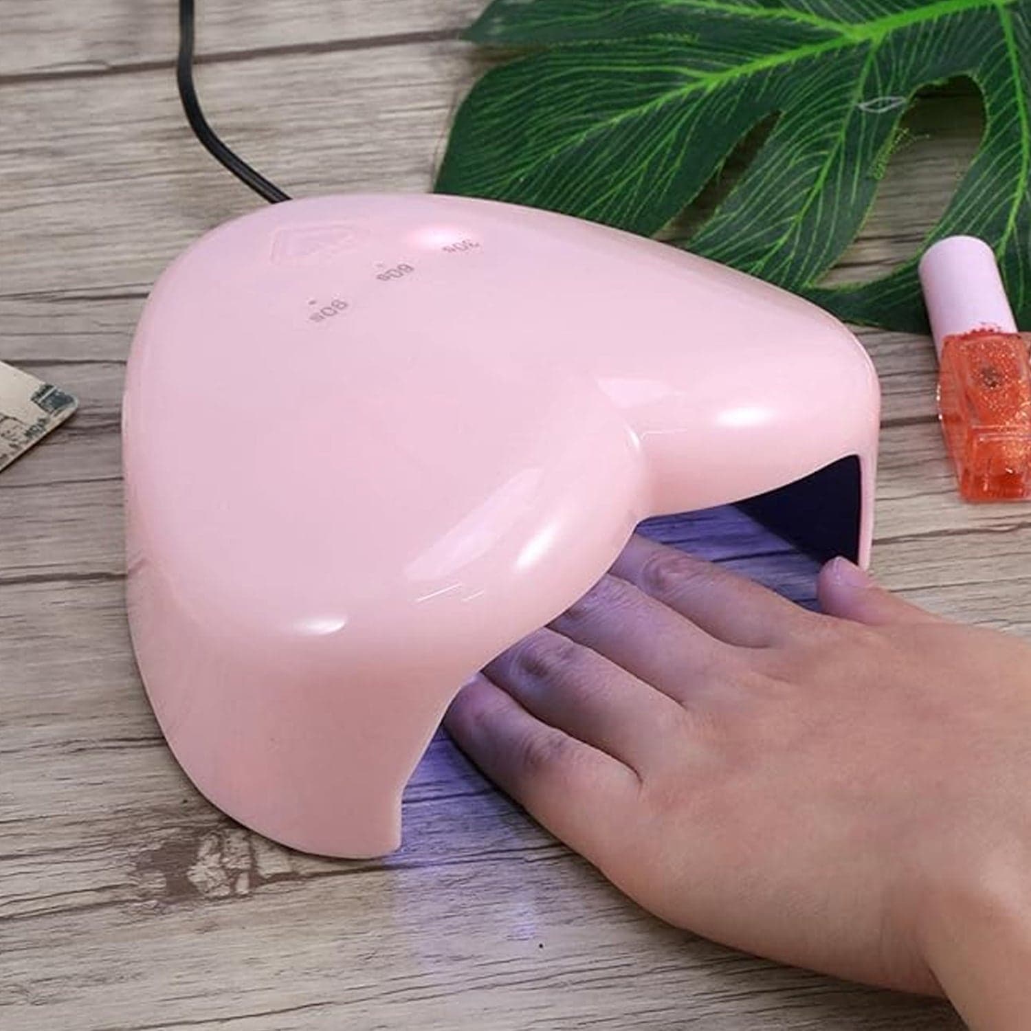 LED UV Lamp Nail Dryer Gel Nail Lamp Nail Polish Curing Lamp (1 Pc / Mix Design) thumbnail 6