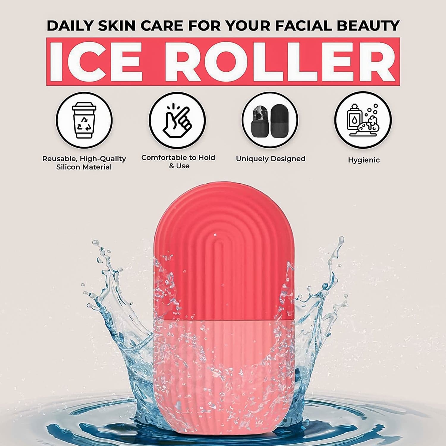 Beauty Face Massage Ice Roller (1 Pc) thumbnail 4