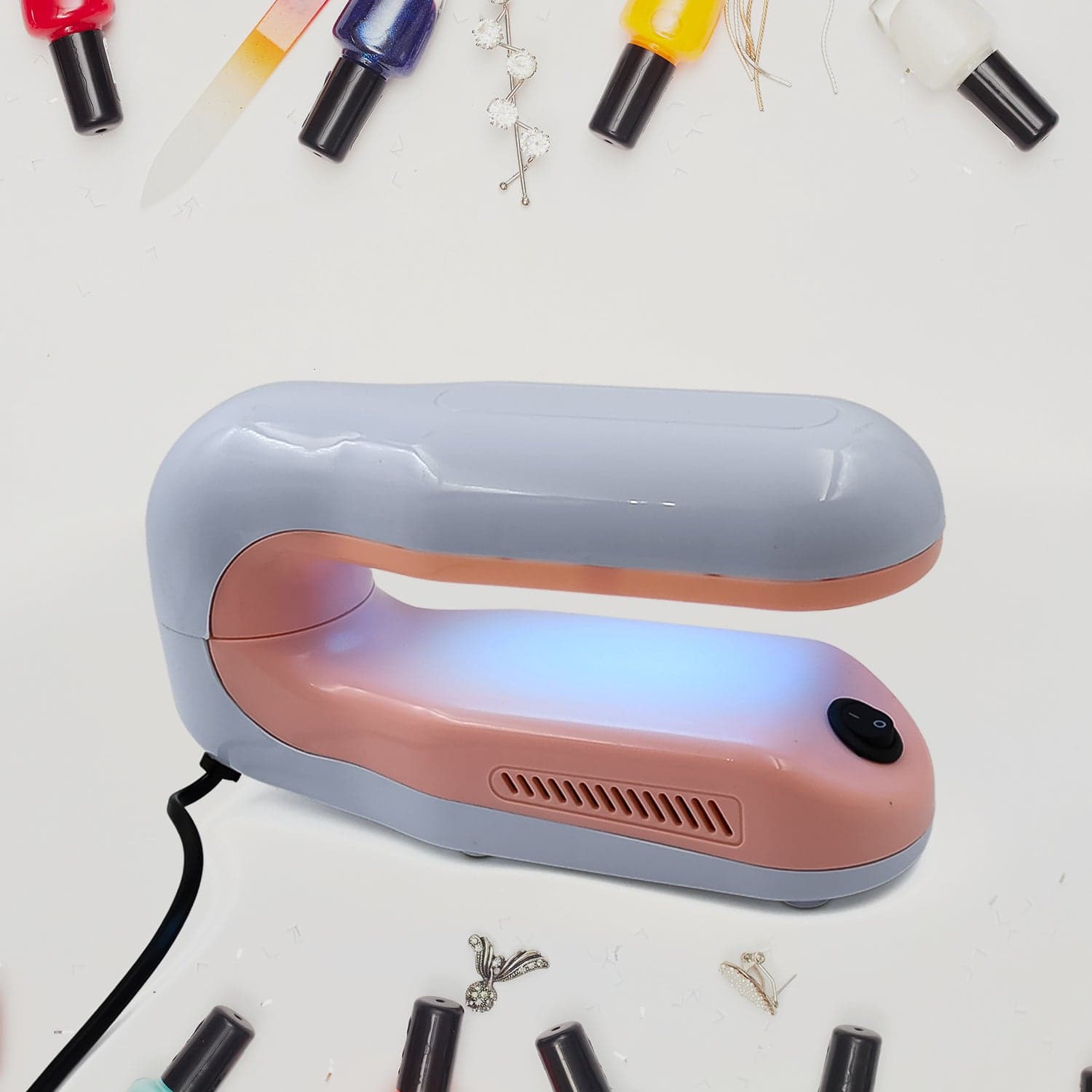 Professional Nail Art Nails Gel UV Lamp, Support 360-Degree Rotation (1 Pc) thumbnail 6