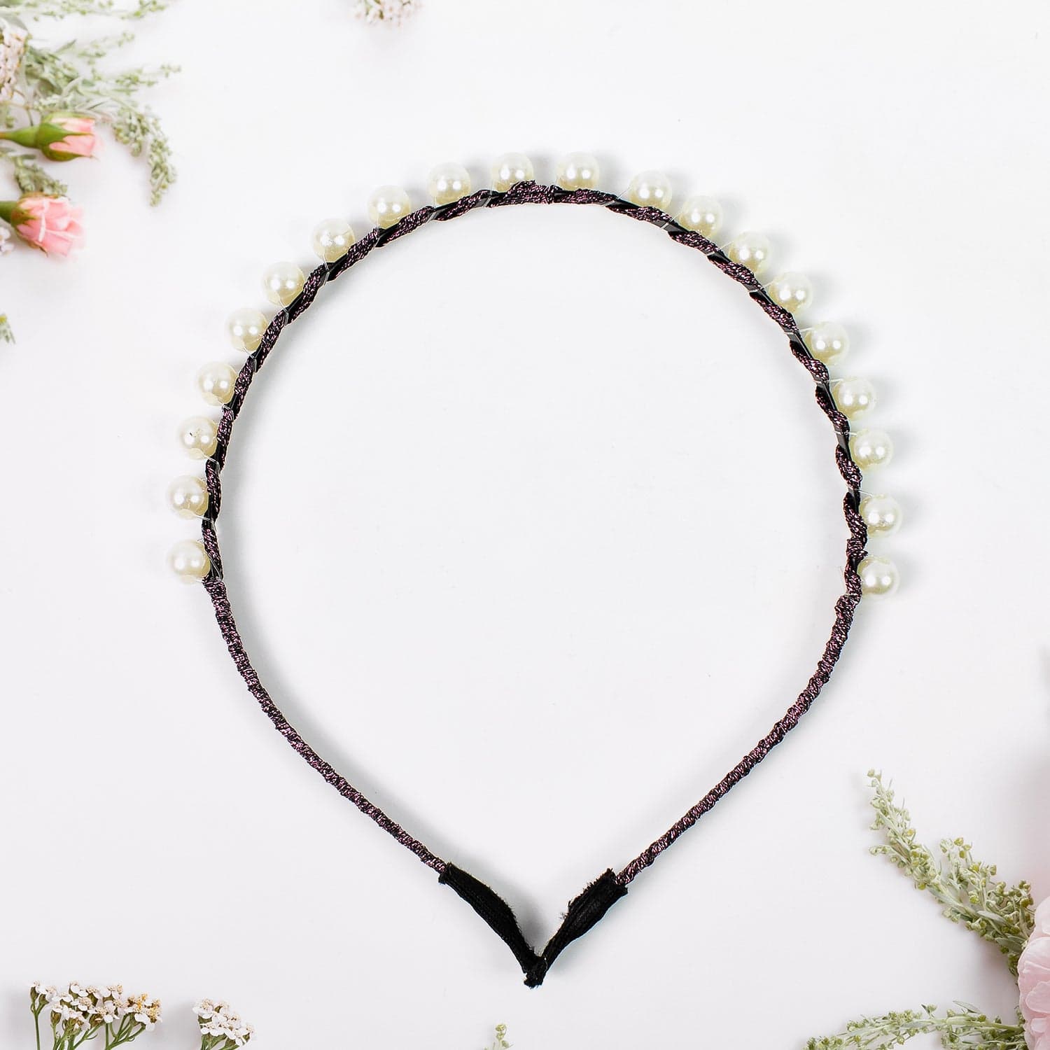 Hairband Pearls Fancy Party Hairband (1 Pc / Mix Design), Hair accessories thumbnail 1