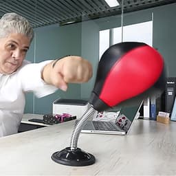 Inflatable Punching Bag with Air Pump